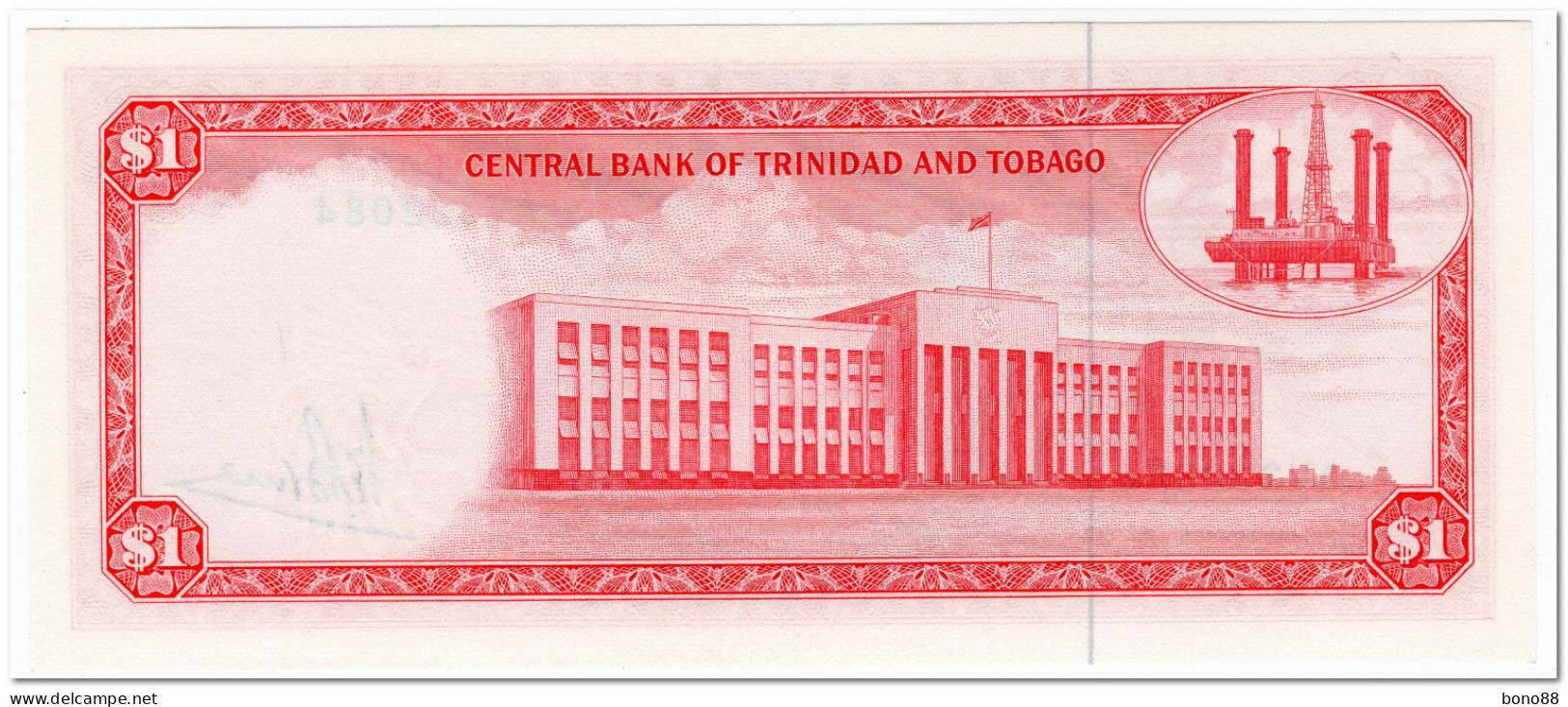 TRINIDAD & TOBAGO,1 DOLLAR,L.1964, (1977) P.30a,UNC - Trinidad & Tobago