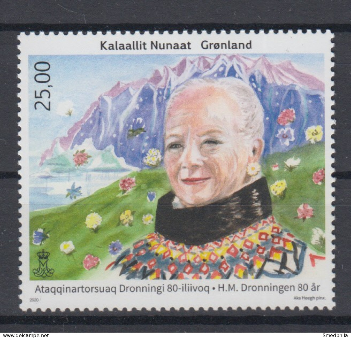 Greenland 2020 - Queen Margrethe 80 Years MNH ** - Ungebraucht