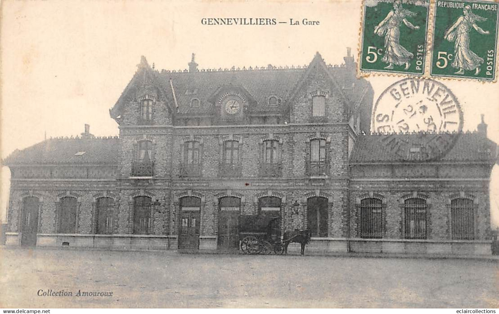 Gennevilliers     92           Extérieur  De La Gare.   (voir Scan) - Gennevilliers