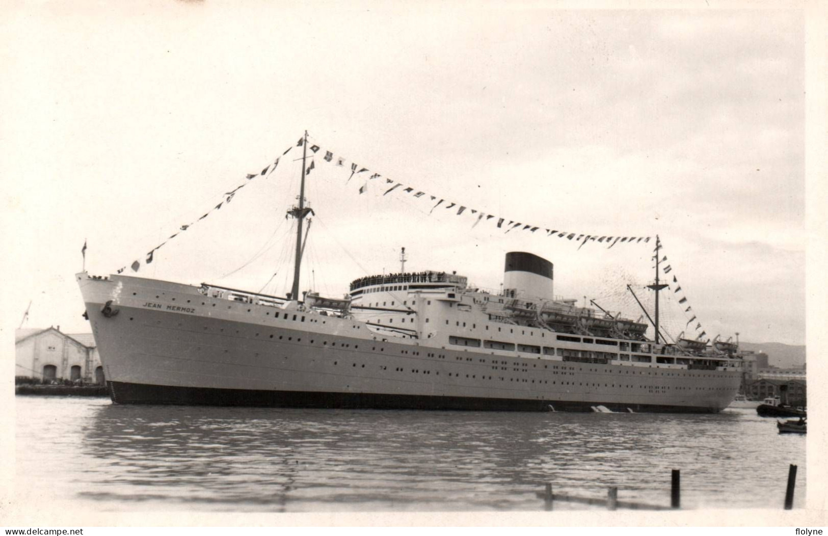 Bateau - Carte Photo - JEAN MERMOZ , Paquebot - Passagiersschepen