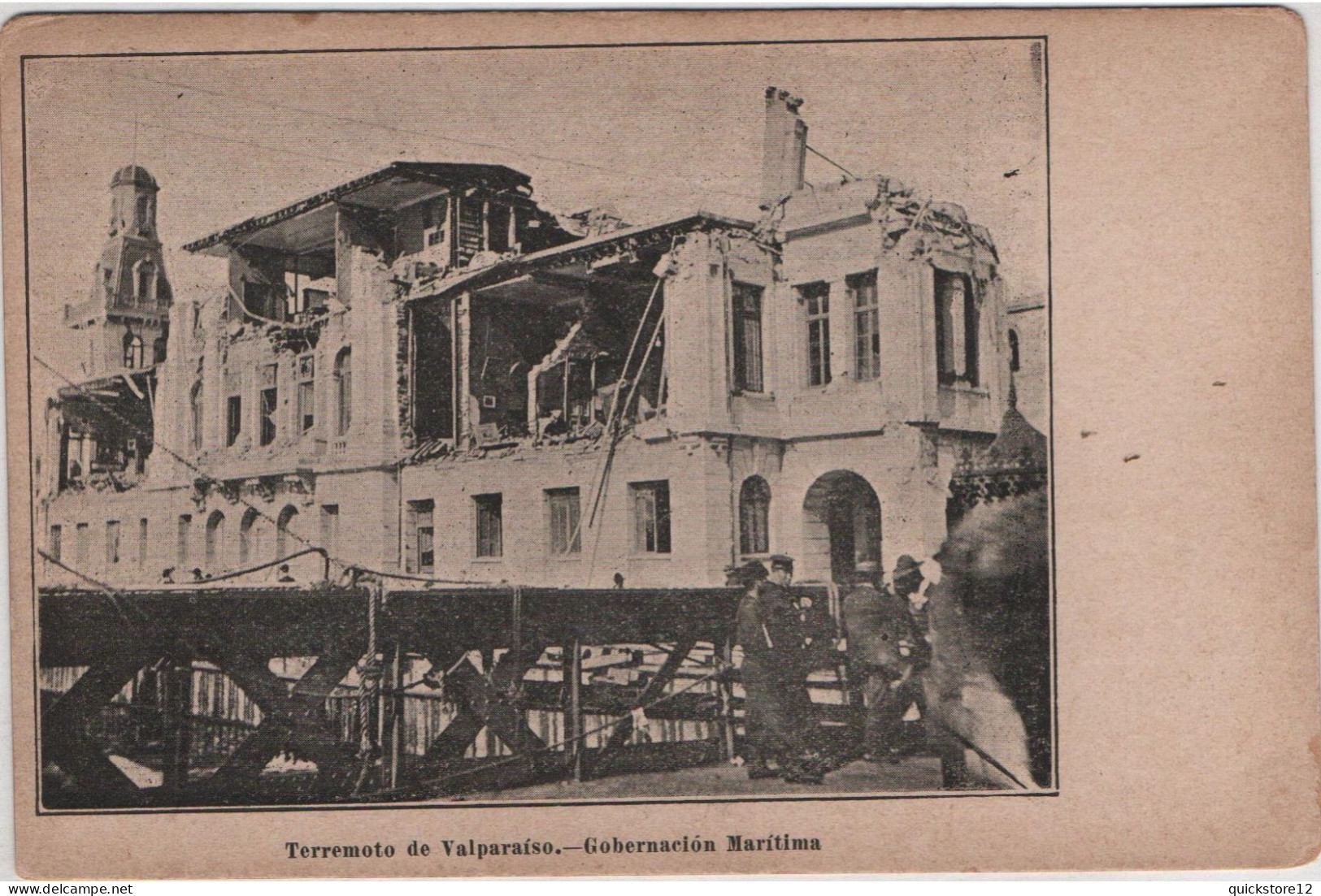 Terremoto De Valparaiso - Gobernación Maritima  Art - 5311 - Chili