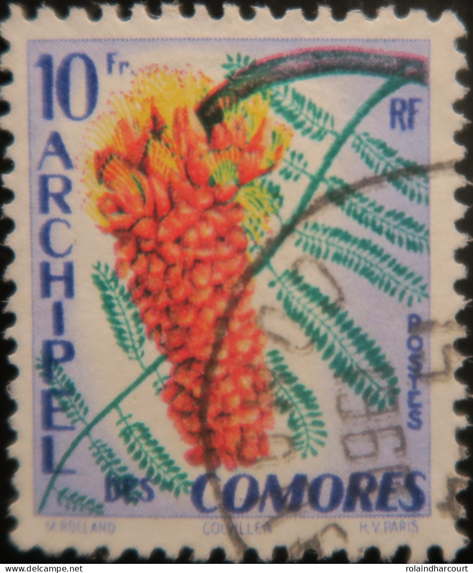 LP3972/8 - 1958 - COLONIES FRANÇAISES - COMORES - COLVILLEA - N°16 Oblitéré - Gebruikt