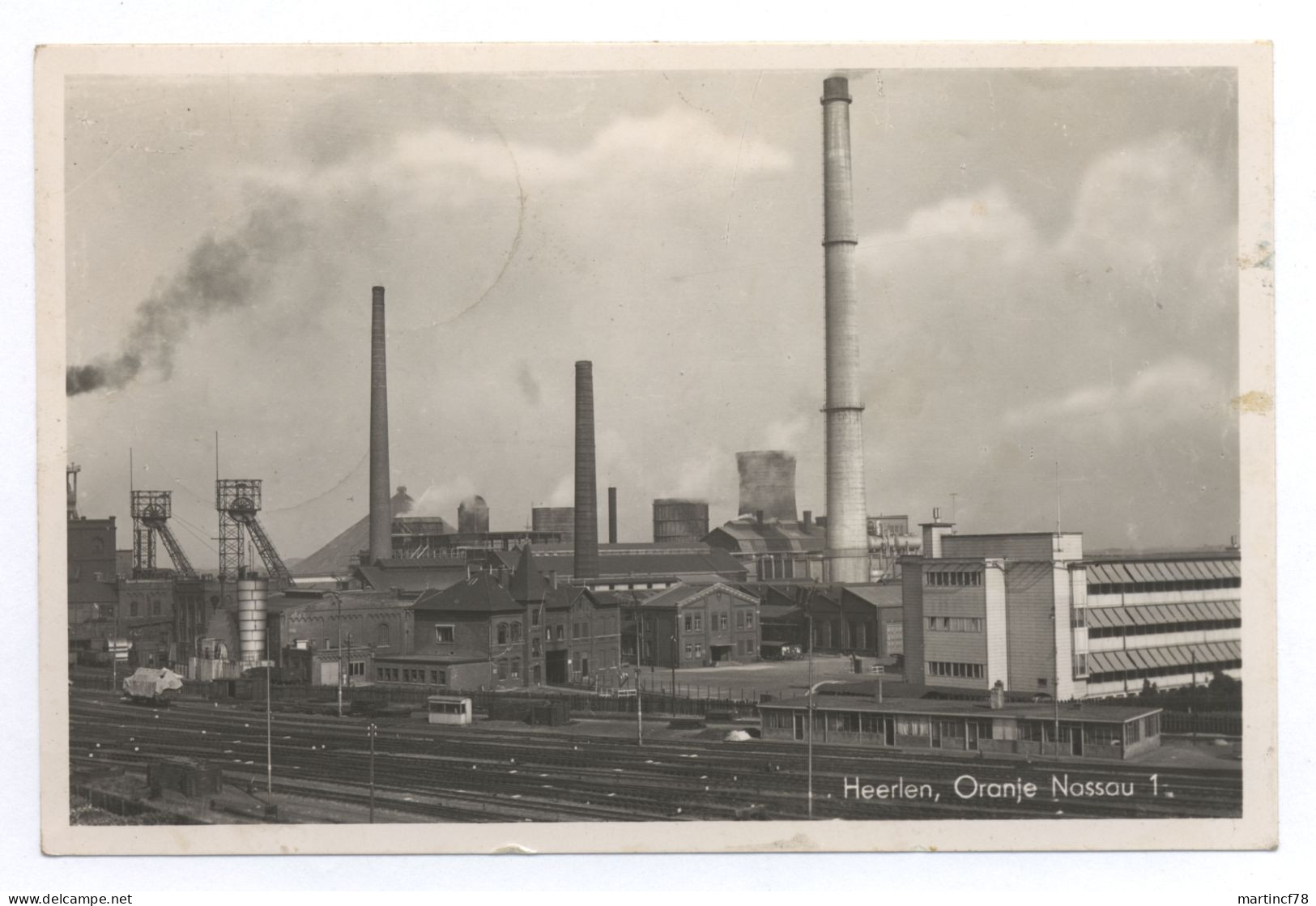 Niederlande Heerlen Oranje Nassau 1 Steinkohlebergwerk Limburg 1952 - Heerlen