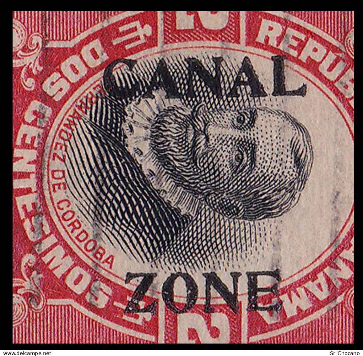 CANAL ZONE.1915-20.2c.SCOTT 47.Type III.USED - Zona Del Canale / Canal Zone