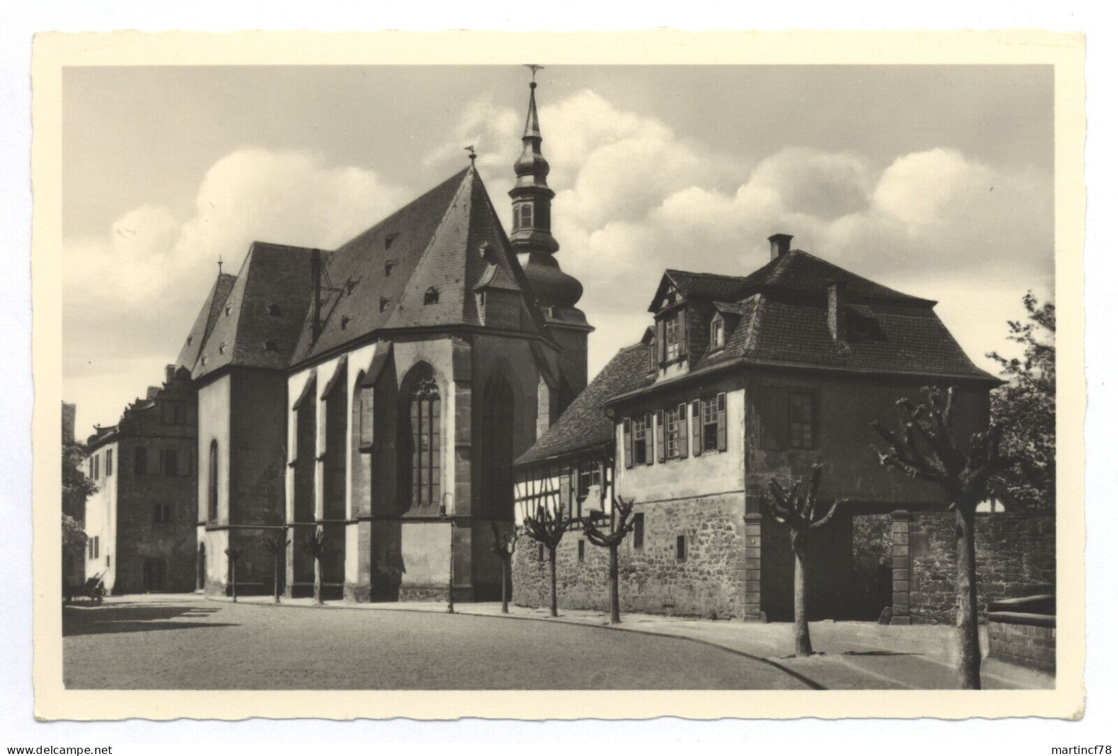 6470 Büdingen Oberhessen Schloßplatz Mit Kirche Wetteraukreis - Wetterau - Kreis