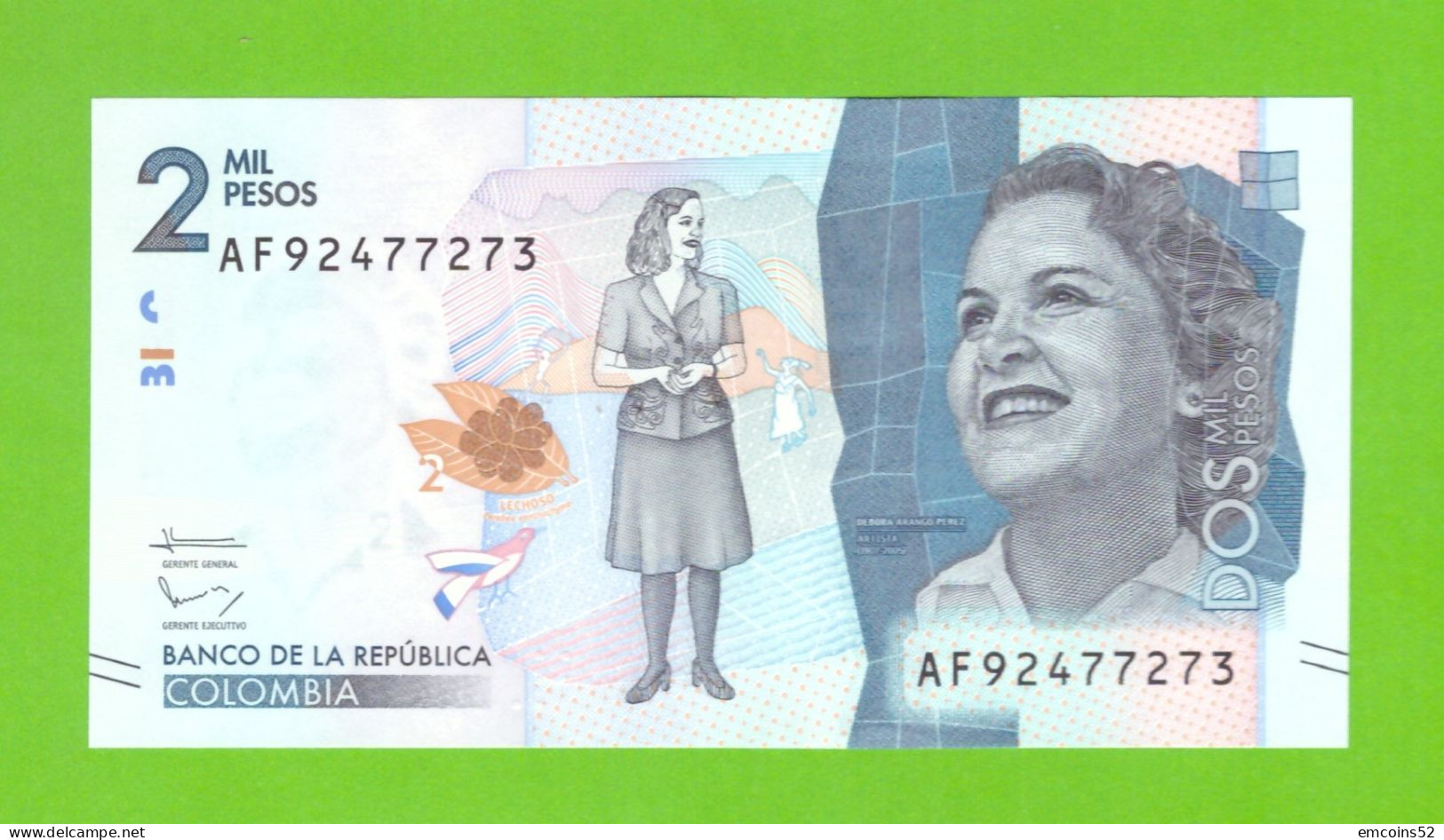 COLOMBIA 2000 PESOS 2016  P-458b  UNC - Kolumbien