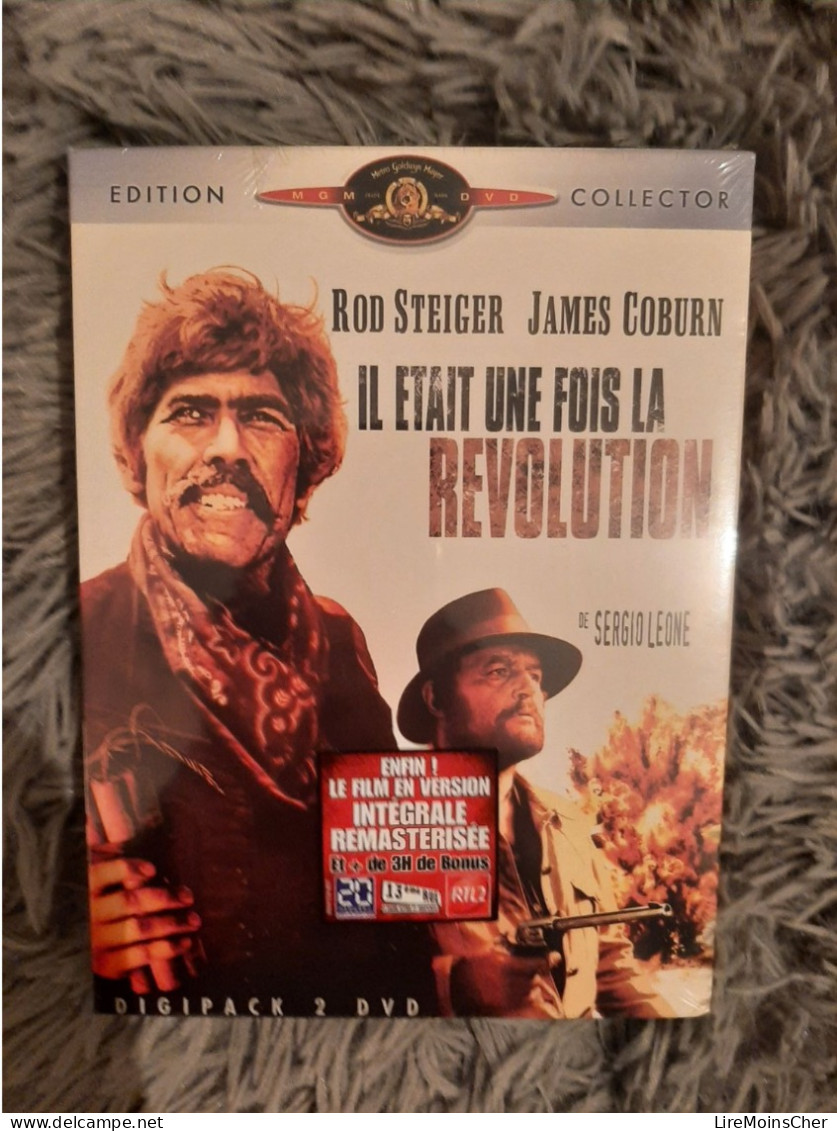 SERGIO LEONE / IL ETAIT UNE FOIS LA REVOLUTION / DIGIPACK 2 DVD NEUF SOUS BLISTER EDITION COLLECTOR - Action, Aventure