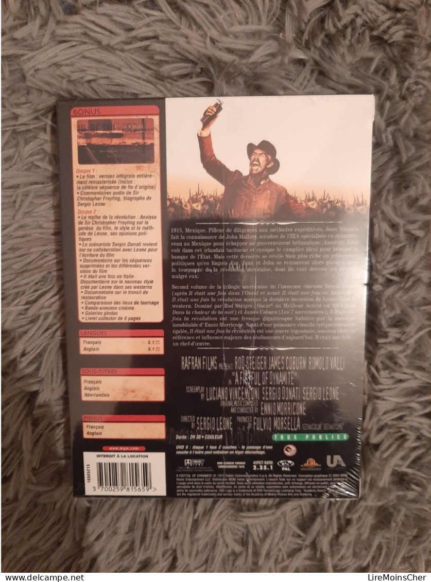 SERGIO LEONE / IL ETAIT UNE FOIS LA REVOLUTION / DIGIPACK 2 DVD NEUF SOUS BLISTER EDITION COLLECTOR - Action, Aventure