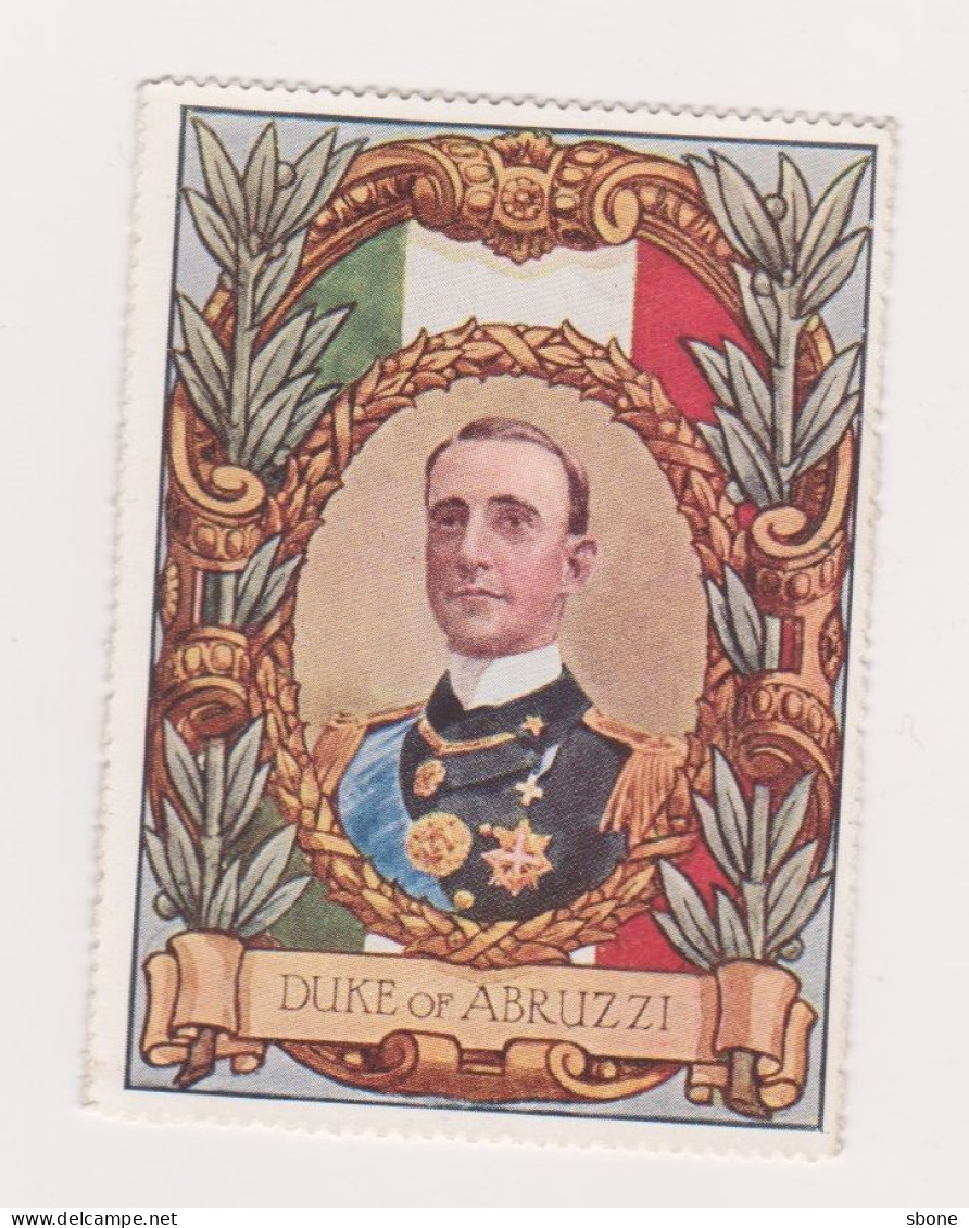 Vignette Militaire - Duke Of Abruzzi - Erinnophilie
