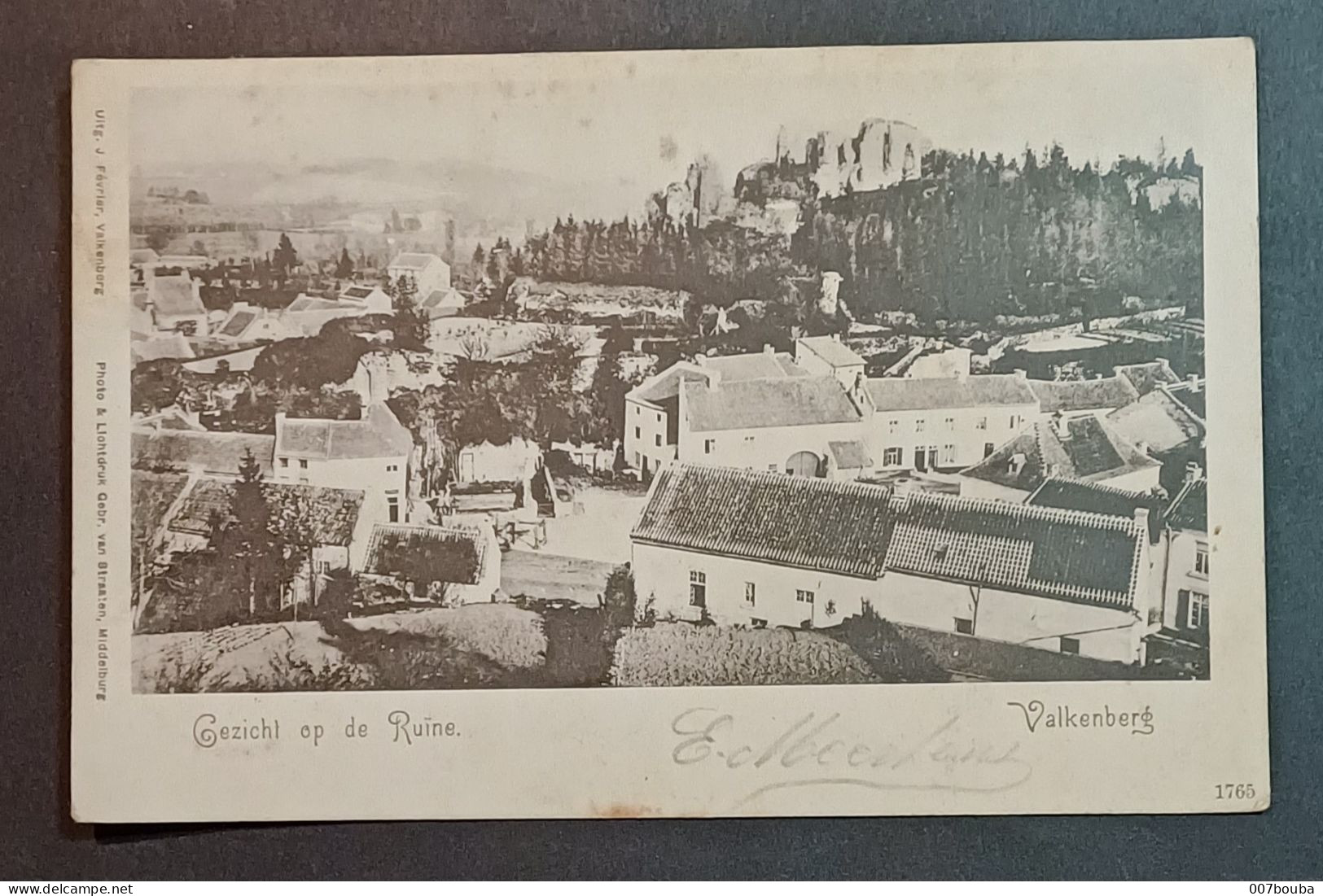 VALKELENBURG / GEZICHT OP DE RUINE  / VOYAGEE 1905 - Valkenburg