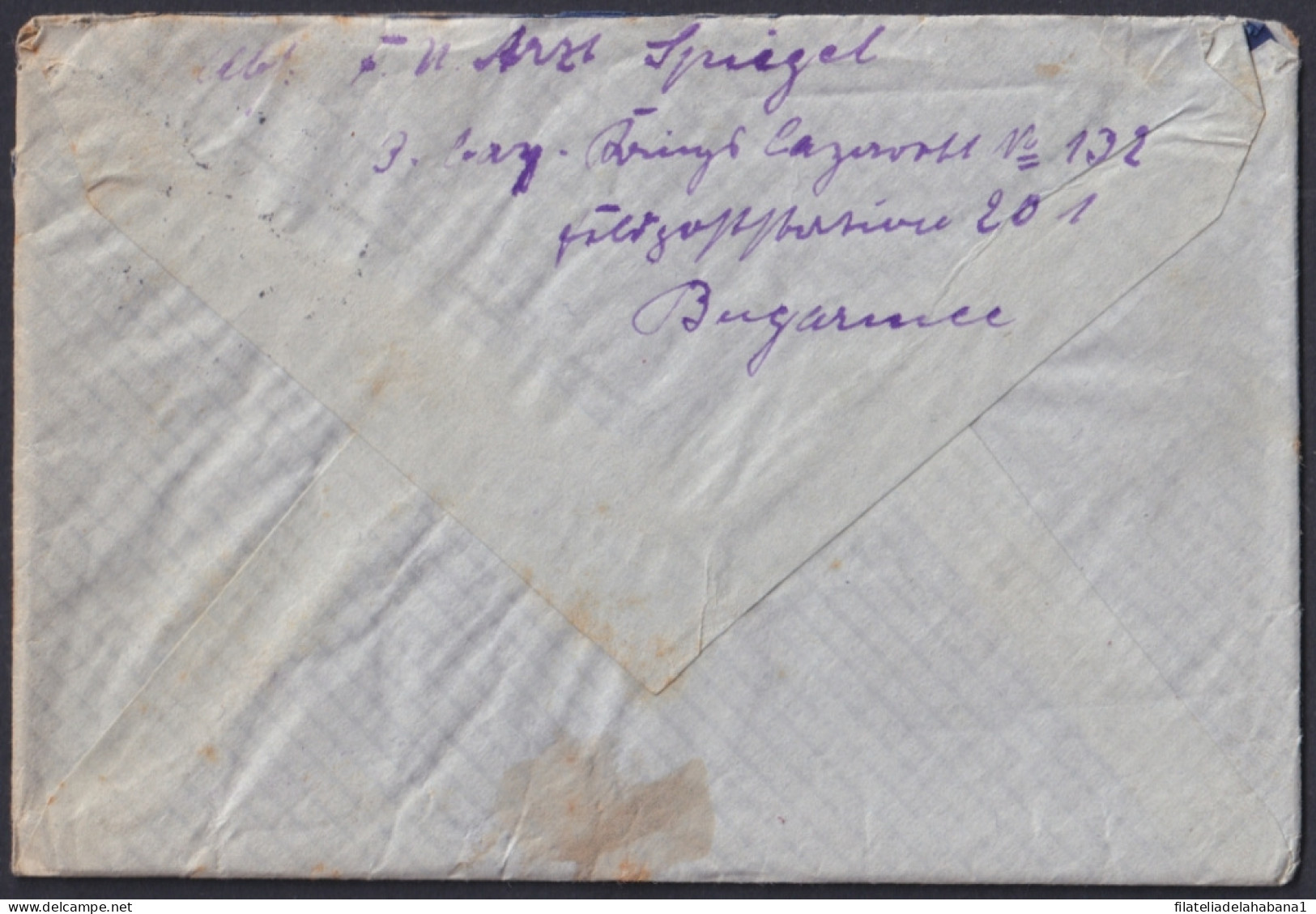 F-EX45897 GERMANY WWI FELDPOST 1916 KRIEGSLAZARETT MEDICINE HOSPITAL + LETTER.  - Autres & Non Classés