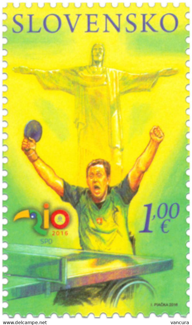 ** 616 Slovakia Paralympic Games Rio De Janeiro  2016 Table Tennis - Summer 2016: Rio De Janeiro