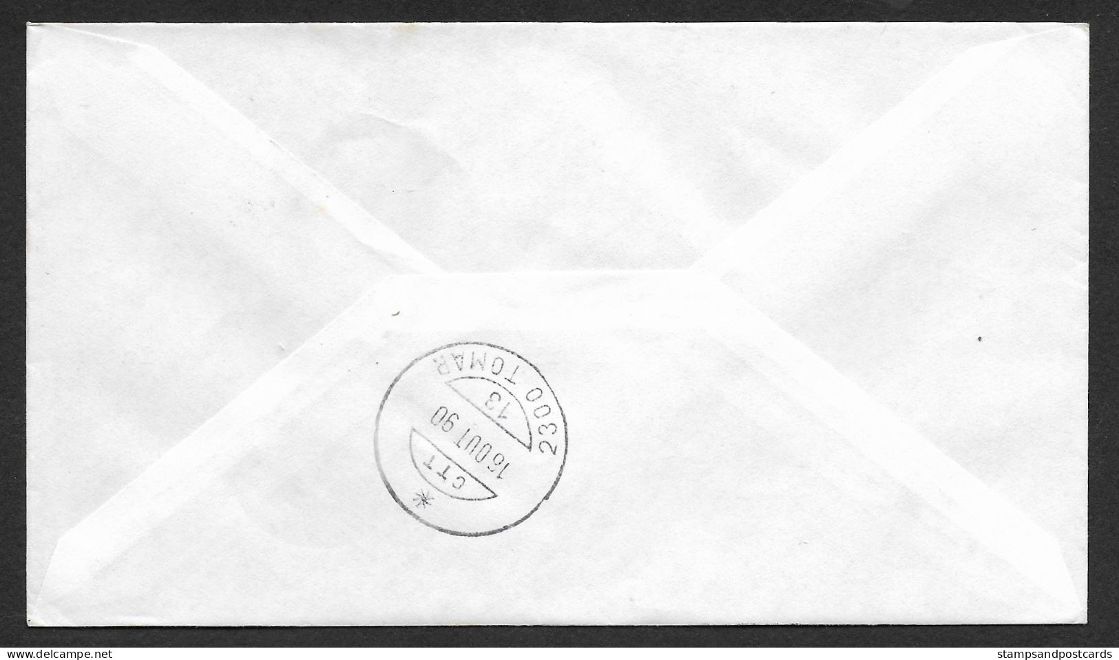 Portugal Cachet Commémoratif Marco De Canavases 1990 Lettre A Tomar " Lido à Posta " Retourné Event Pmk Returned Cover - Postal Logo & Postmarks