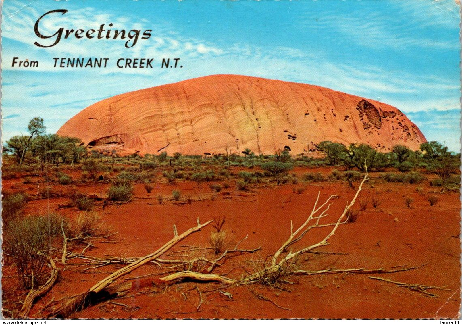 23-11-2023 (3 V 13) Australia - NT - Ayers Rock (now Call ULURU) UNESCO - Welcome To Tennant Creek - Uluru & The Olgas
