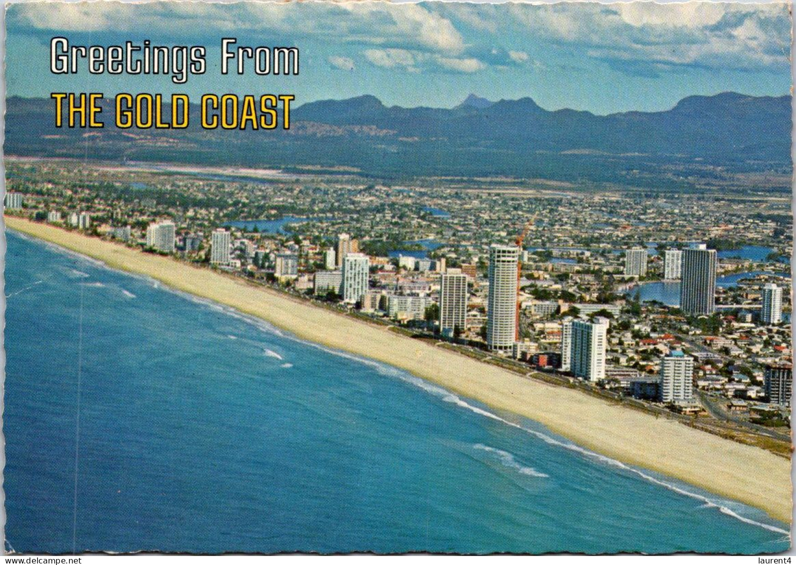 23-11-2023 (3 V 13) Australia - QLD - The Gold Coast (posted In 1976 With Olympic Stamp) - Gold Coast