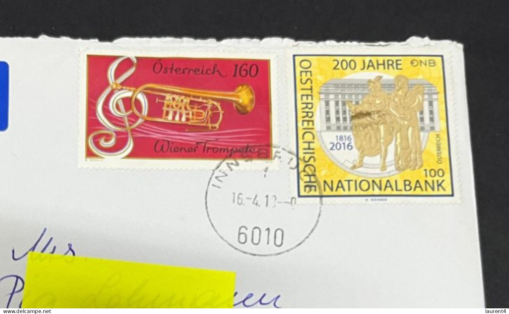 23-11-2023 (3 V 14) Large Letter (16 X 16 Cm) AUSTRIA (posted To Australia 2018) - Covers & Documents