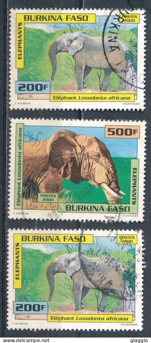 °°° BURKINA FASO - Y&T N°1236/38 - 2000 °°° - Burkina Faso (1984-...)