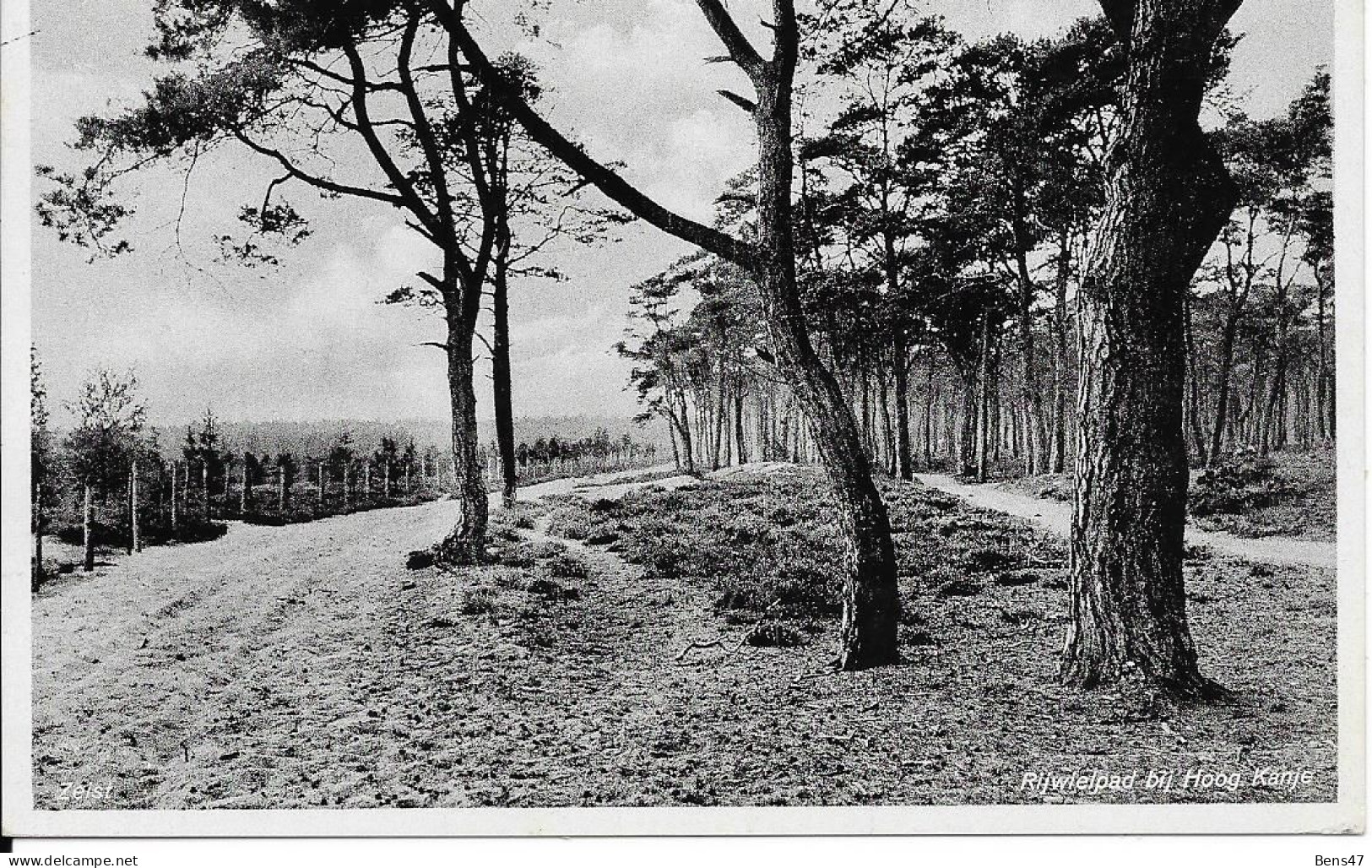 Zeist Rijwielpad Hoog Kanje Gelopen 29-6-1941 - Zeist