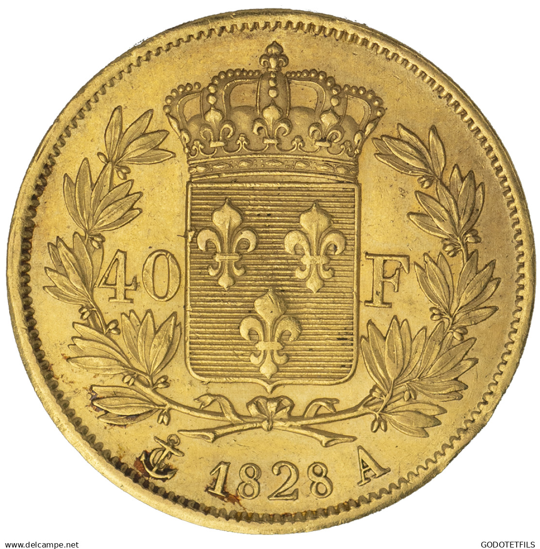 Charles X- 40 Francs 1828 Paris - 40 Francs (gold)