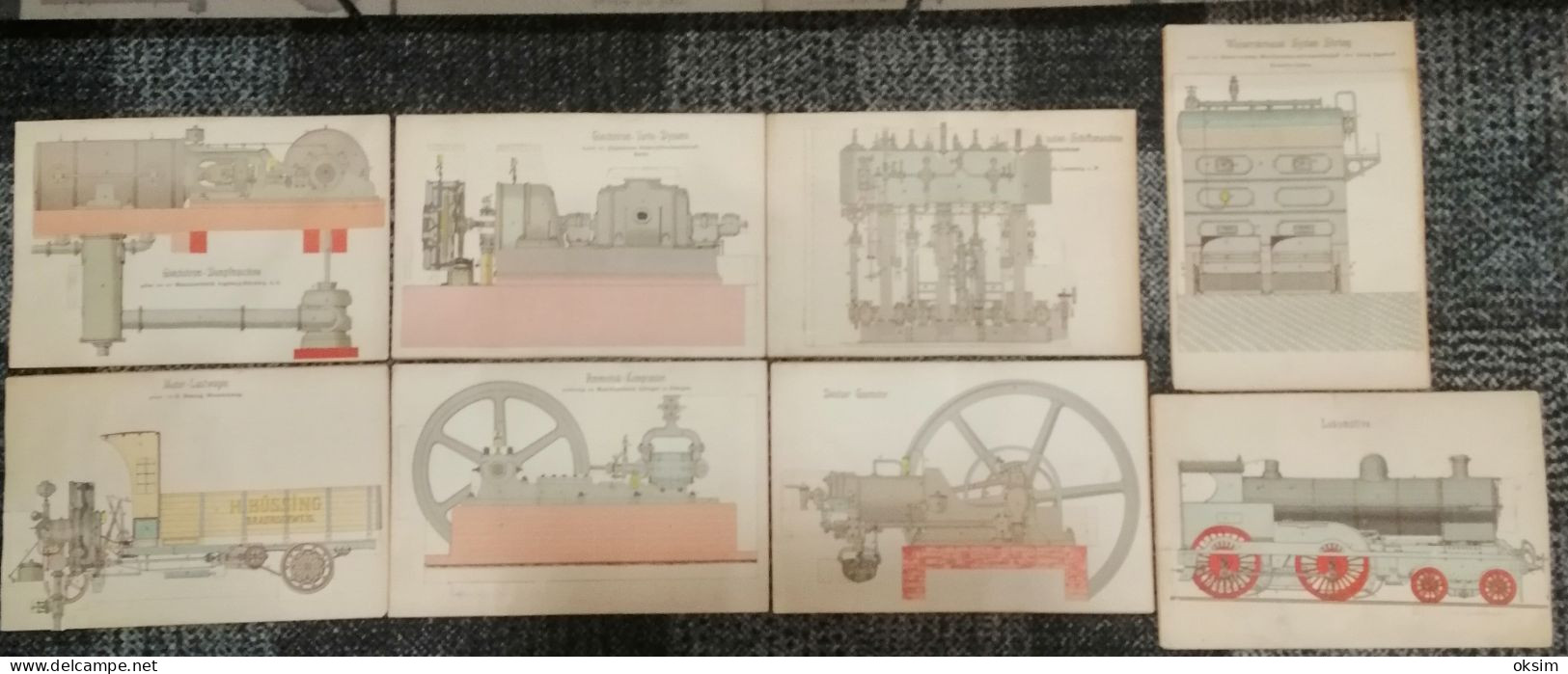 Drawings Of Machinery In Colour, Consisting Of Several Layers That Can Be Unfolded To Show The Interior Of The Machines - Máquinas