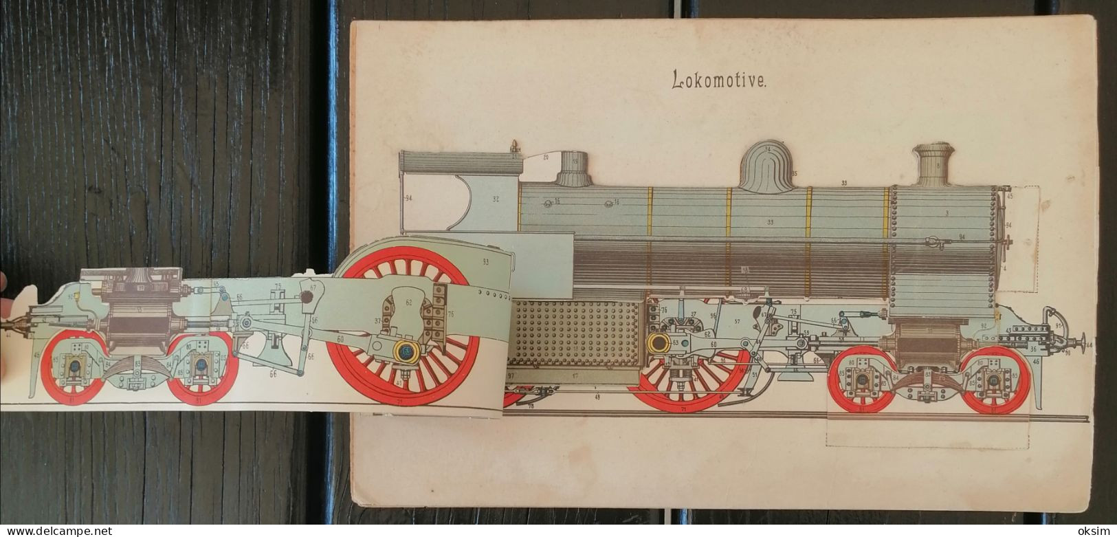 Drawings Of Machinery In Colour, Consisting Of Several Layers That Can Be Unfolded To Show The Interior Of The Machines - Máquinas