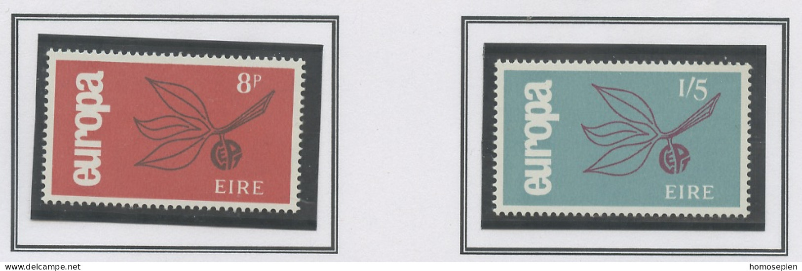 Irlande - Ireland - Irland 1965 Y&T N°175 à 176- Michel N°176 à 177 *** - EUROPA - Unused Stamps