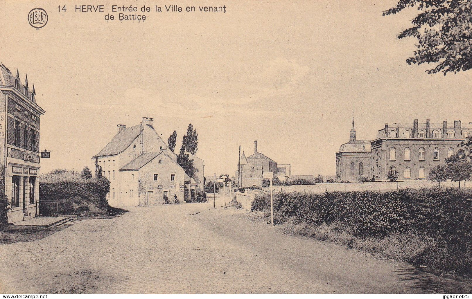 Herve Entree De La Ville En Venant De Battice - Herve