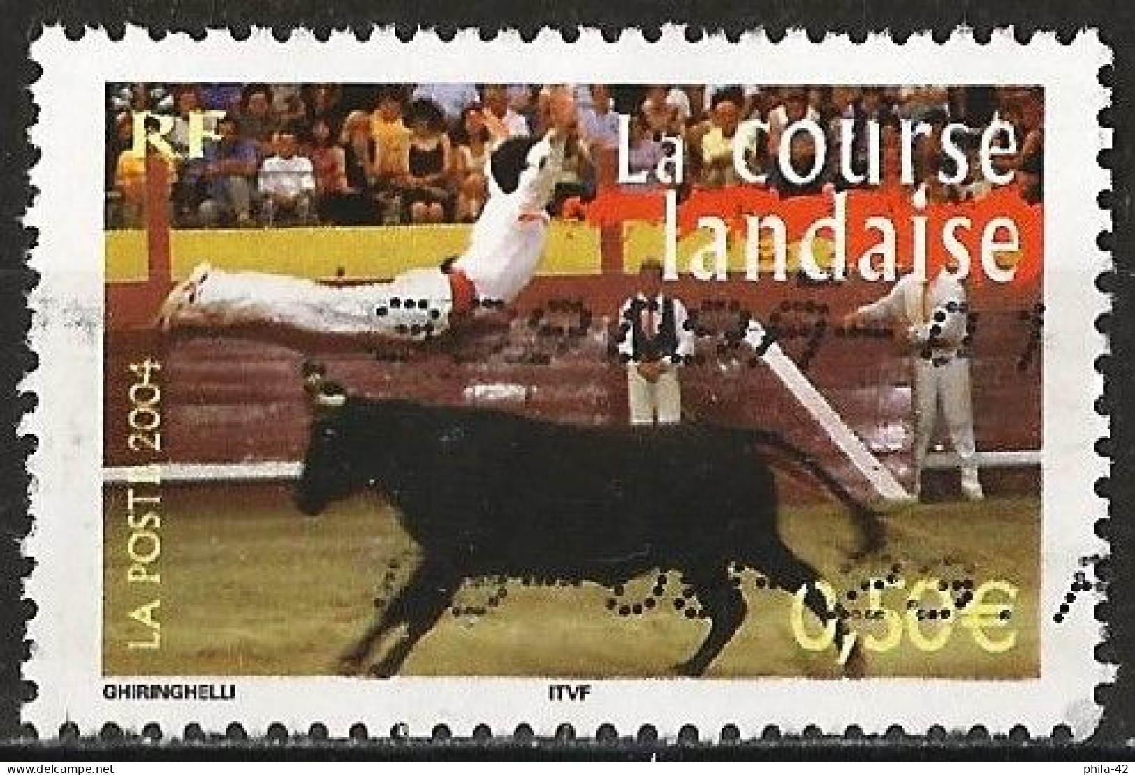 France 2004 - Mi 3798 - YT 3653 ( Cow : The Race Landes ) - Vaches