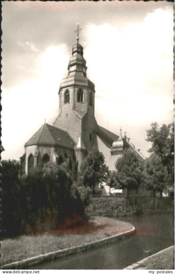 70112696 Ettlingen Ettlingen Kirche Ungelaufen Ca. 1955 Ettlingen - Ettlingen