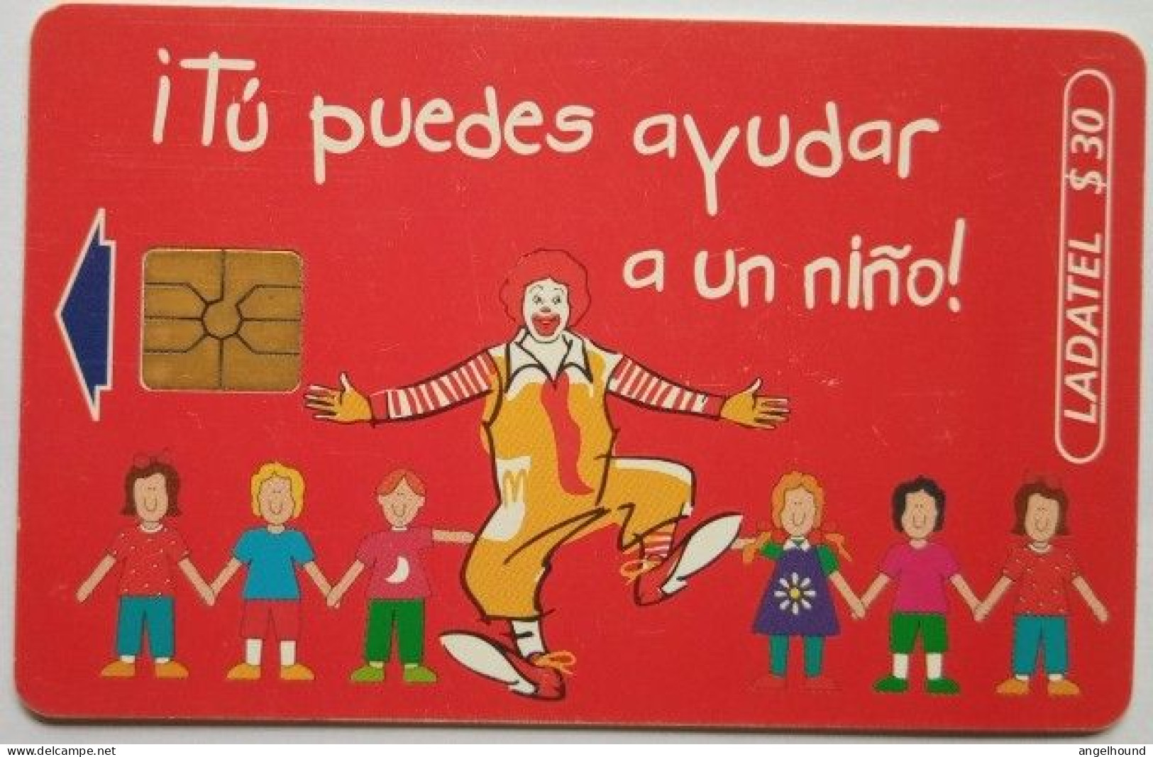 Mexico Ladatel $30 - Fundacion Infantil Ronald MacDonald I.A.P. - Mexique