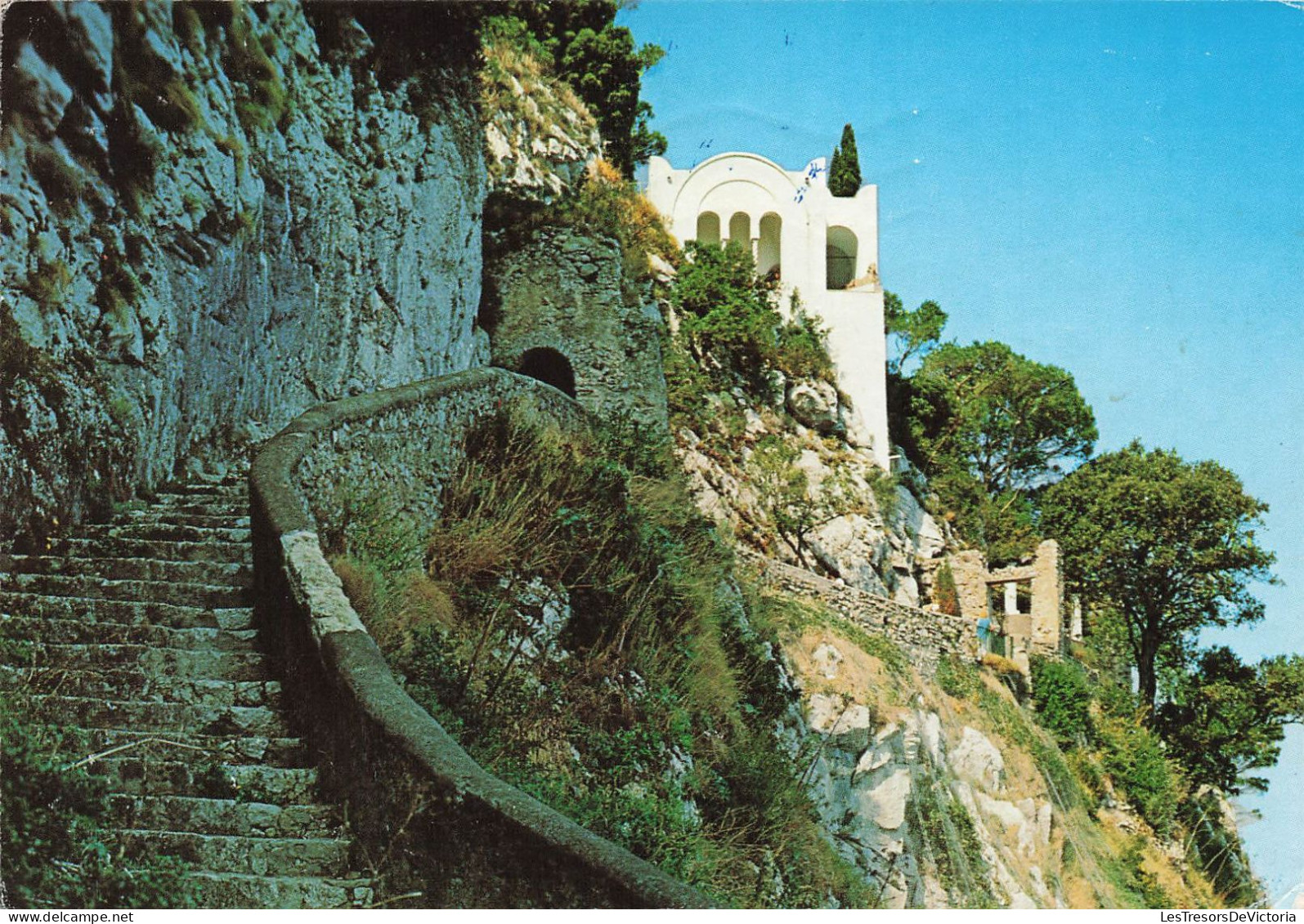ITALIE - Anacapri - Villa San Michele Et Escalier Phénicien - Carte Postale - Napoli (Neapel)