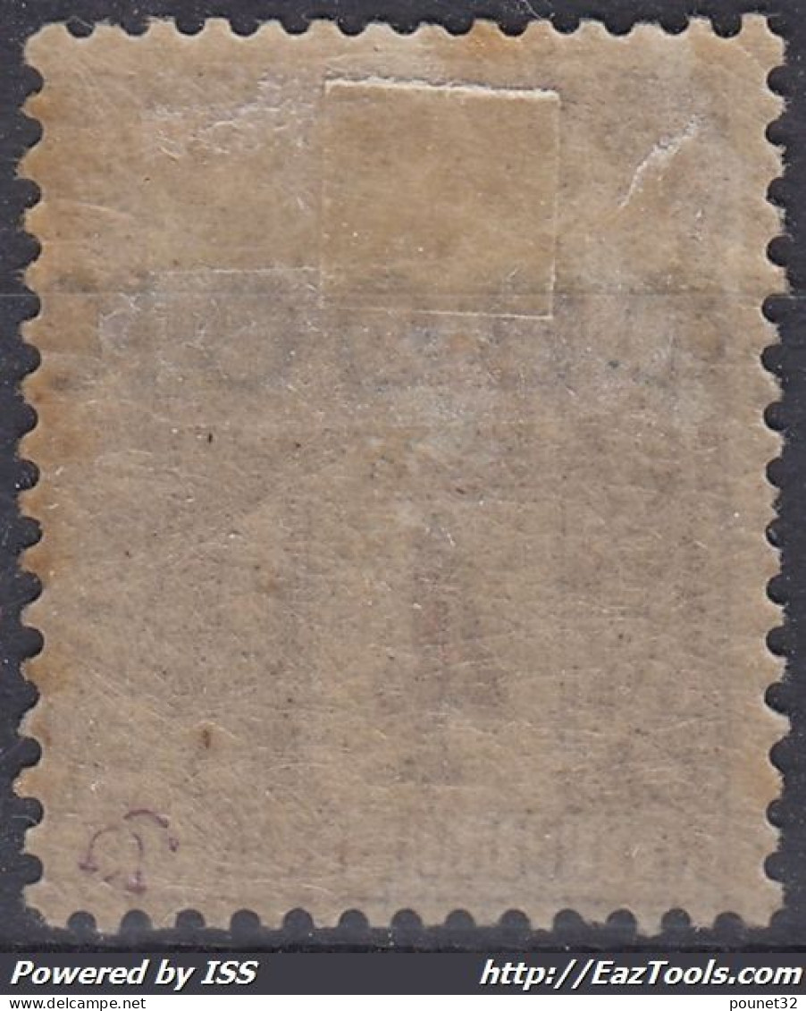 TIMBRE OBOCK ALPHEE DUBOIS SURCHARGE N° 12 NEUF * GOMME AVEC CHARNIERE - Unused Stamps