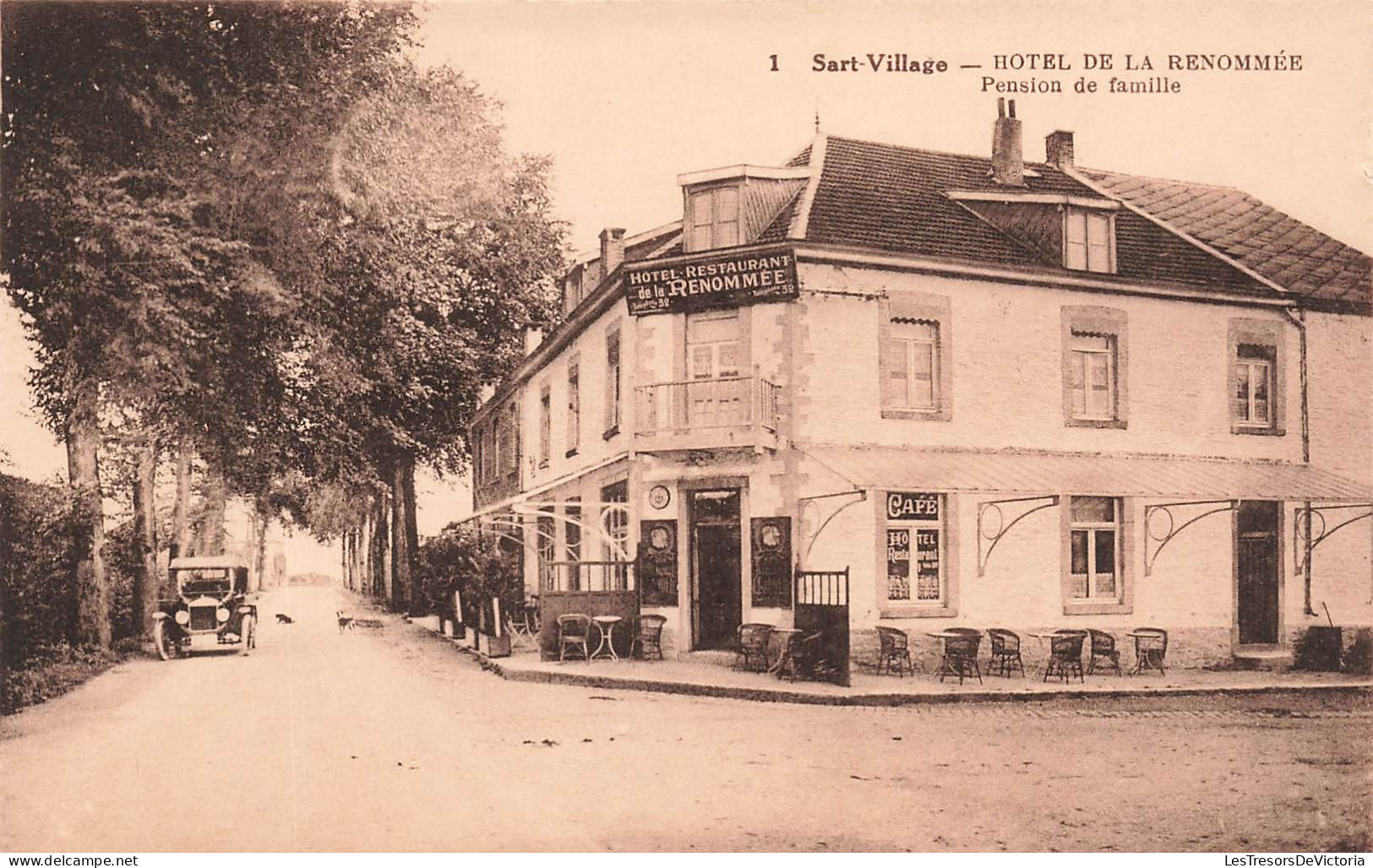 BELGIQUE - Jahlay - Sart Village - Vue Générale De La Renommée - Pension De Famille - Carte Postale Ancienne - Jalhay