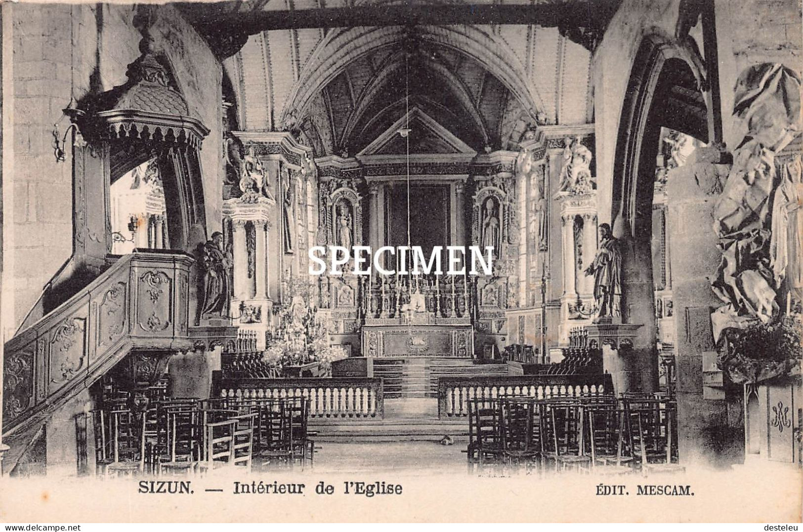 Intérieur De L'Eglise - Sizun - Sizun