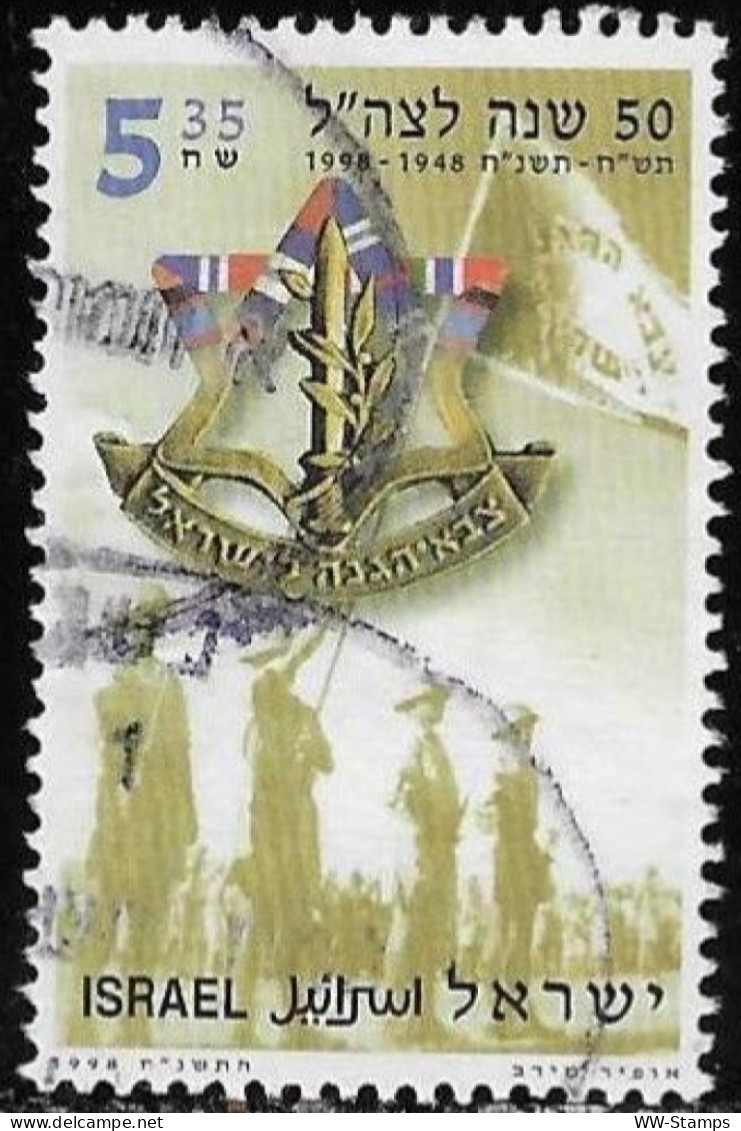 Israel 1998 Used Stamp The 50th Anniversary Of IDF Military Defence Forces [INLT16] - Used Stamps (without Tabs)