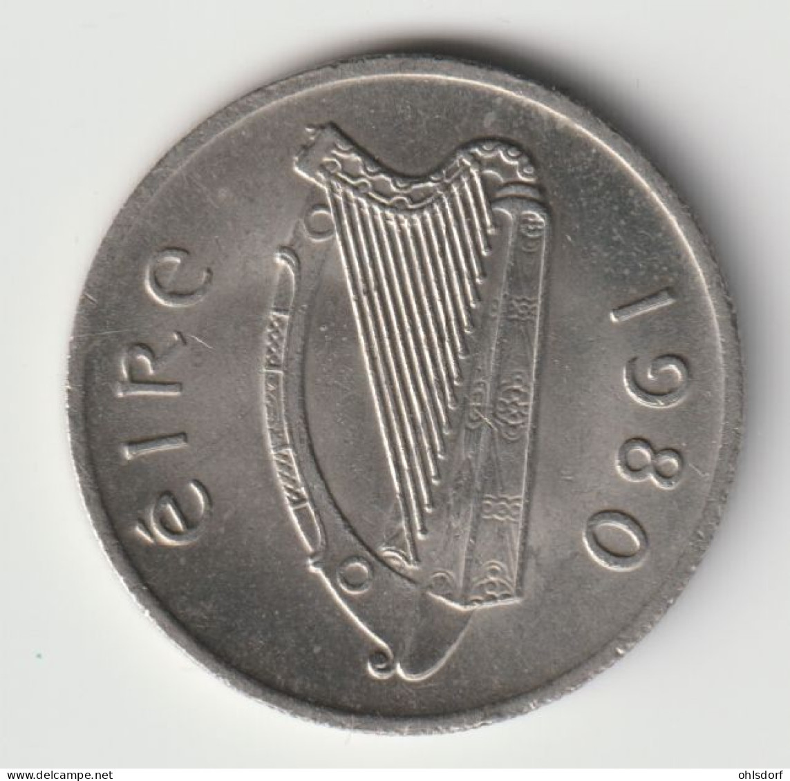IRELAND 1980: 5 Pence, KM 22 - Irlande