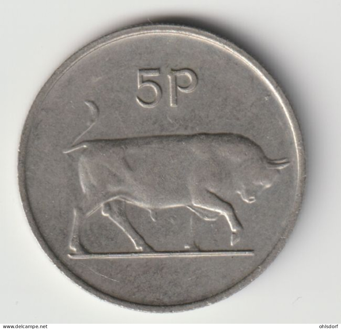 IRELAND 1980: 5 Pence, KM 22 - Irlande