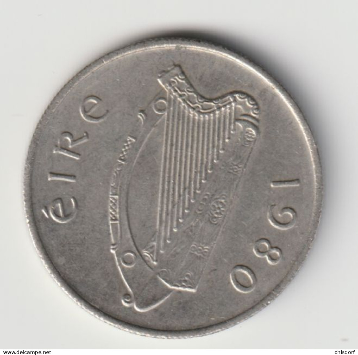 IRELAND 1980: 5 Pence, KM 22 - Irlanda