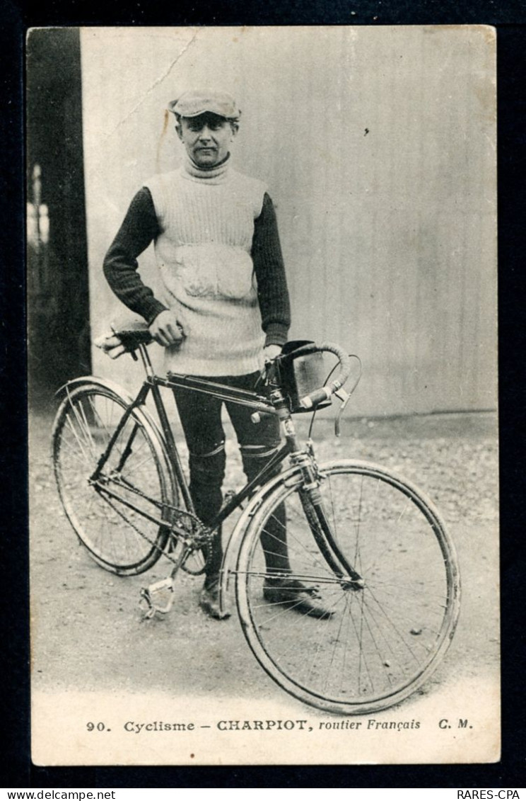 CYCLISME - CHARPIOT , Routier Francais - Cycling