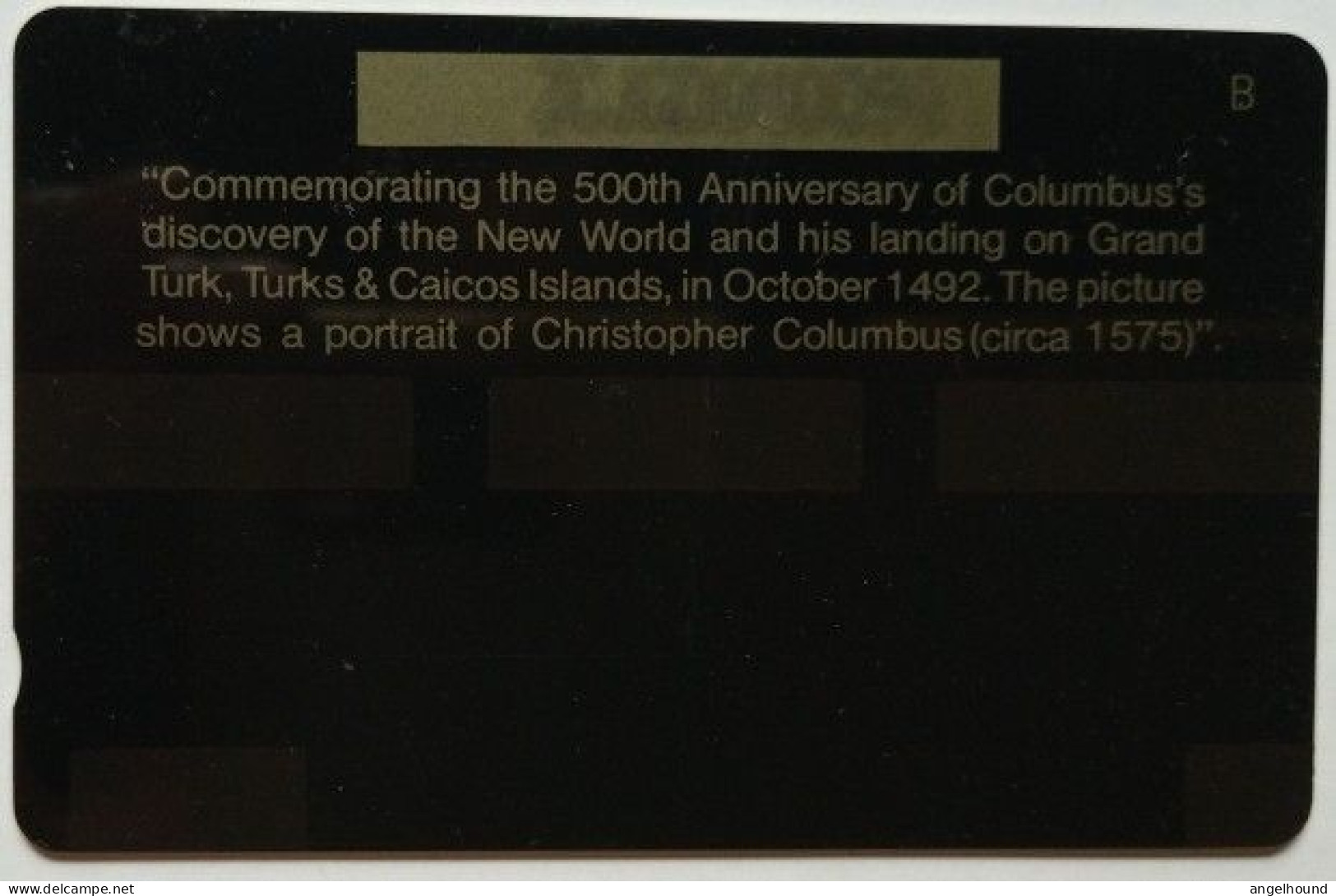 Turks And Caicos US$20  3CJGD  Old Columbus - Turks & Caicos (Islands)