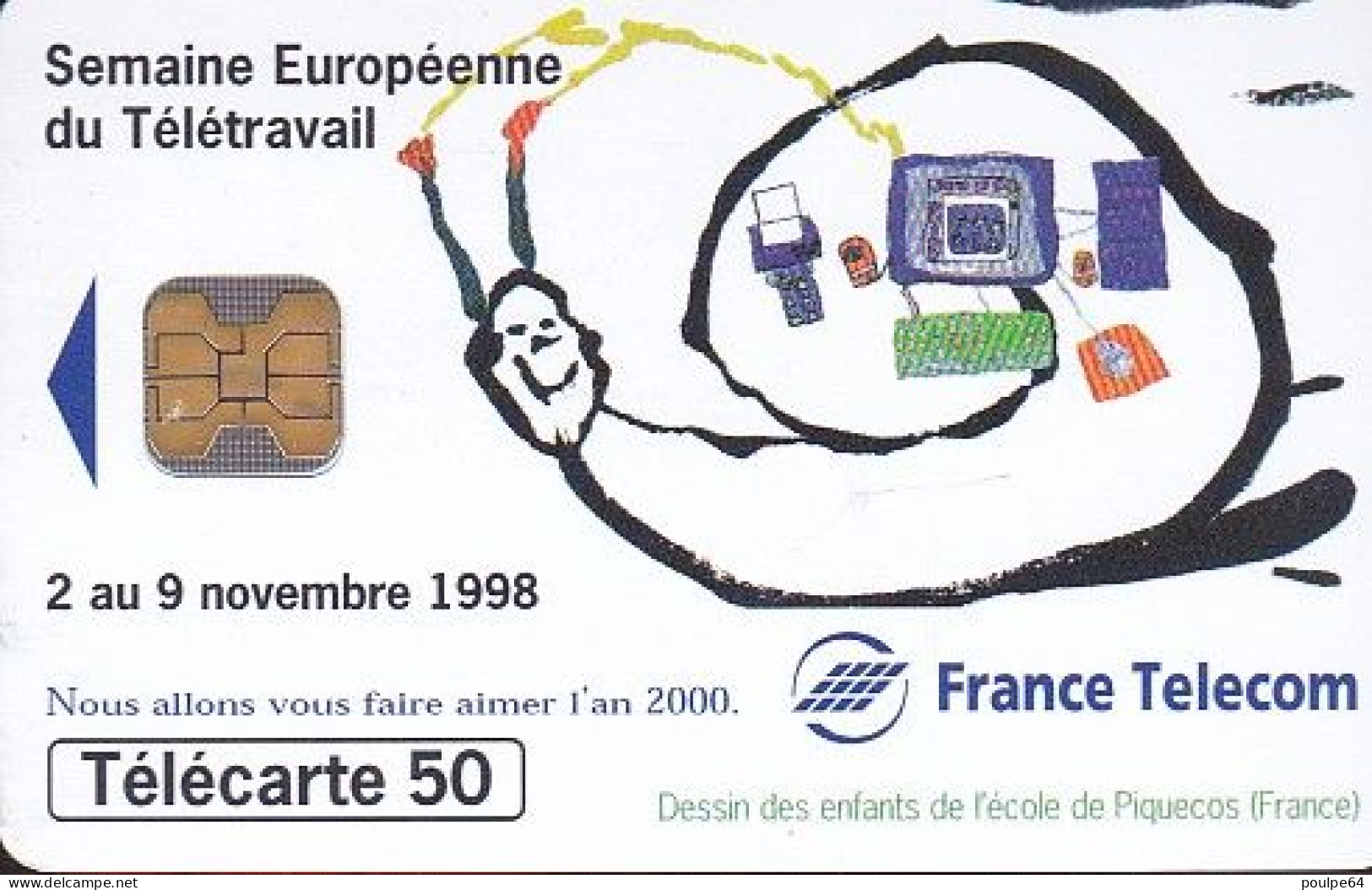 F923  10/1998 - TÉLÉTRAVAIL - 50 OB2 - 1998