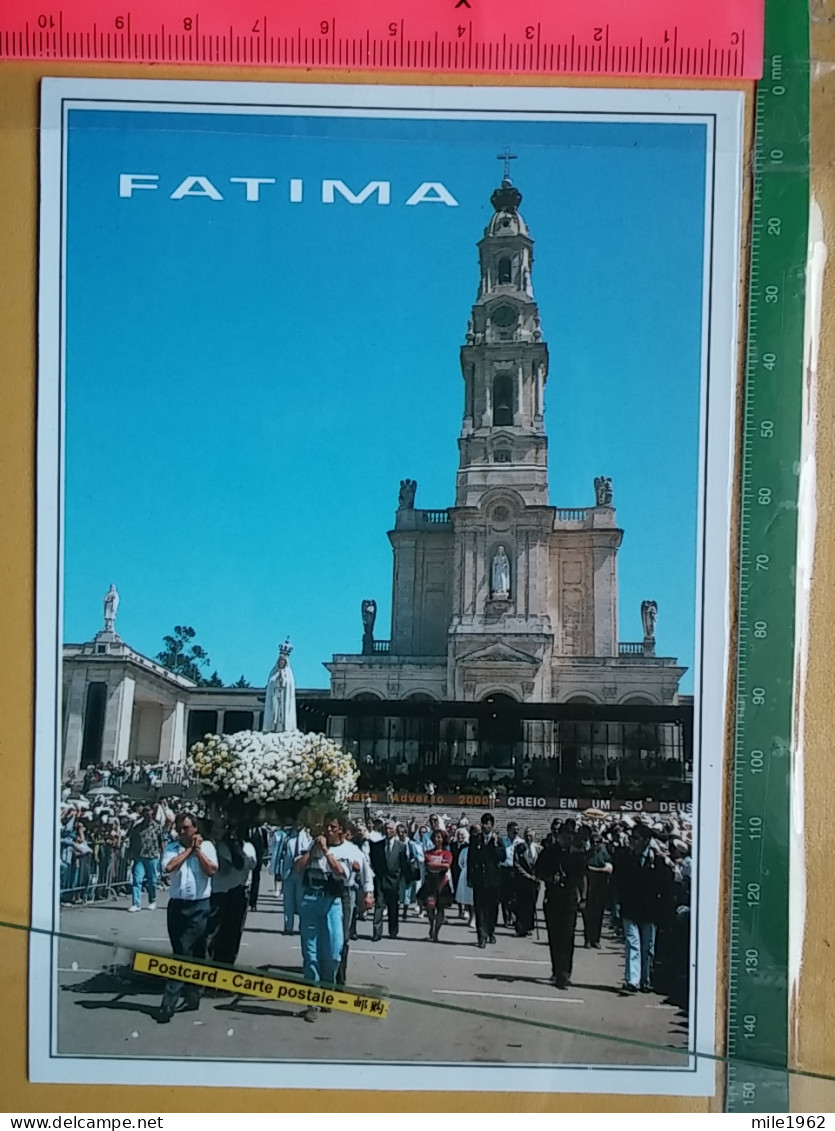 KOV 793-2 - FATIMA, PORTUGAL, CHURCH, EGLISE, PROCISSAO, PROCESSION - Santarem