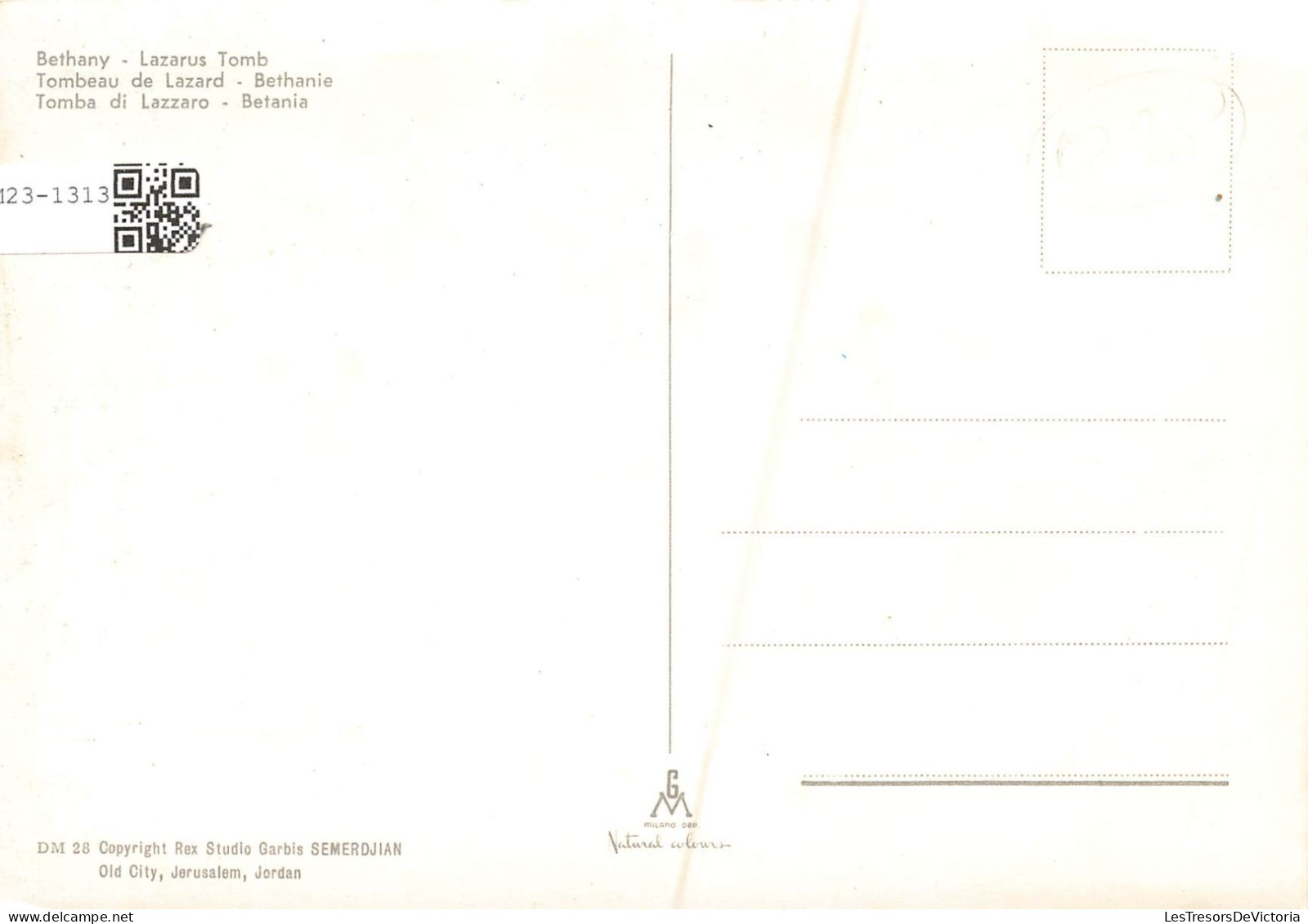 PALESTINE - Bethanie - Tombeau De Lazare - Carte Postale - Palästina