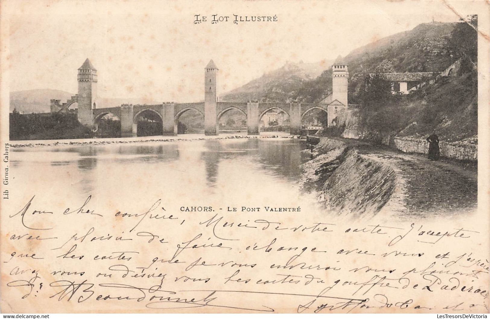 FRANCE - Le Lot Illustré - Cahors - Le Pont Valentré - Dos Non Divisé - Carte Postale Ancienne - Cahors
