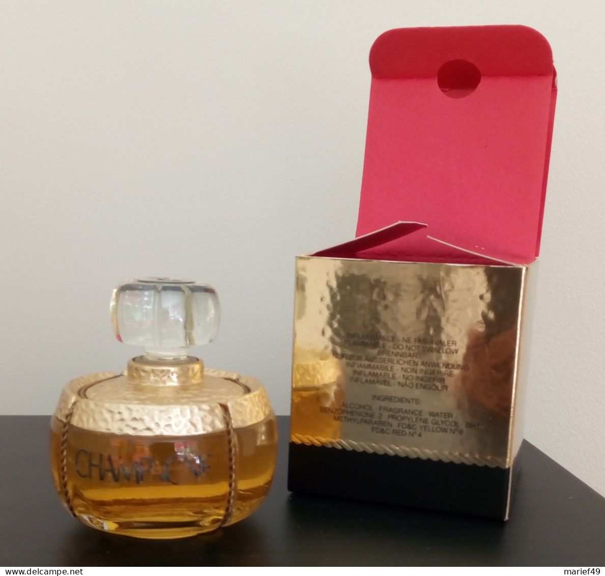 FLACON DE PARFUM  CHAMPAGNE DE YVES SAINT LAURENT - Mujer