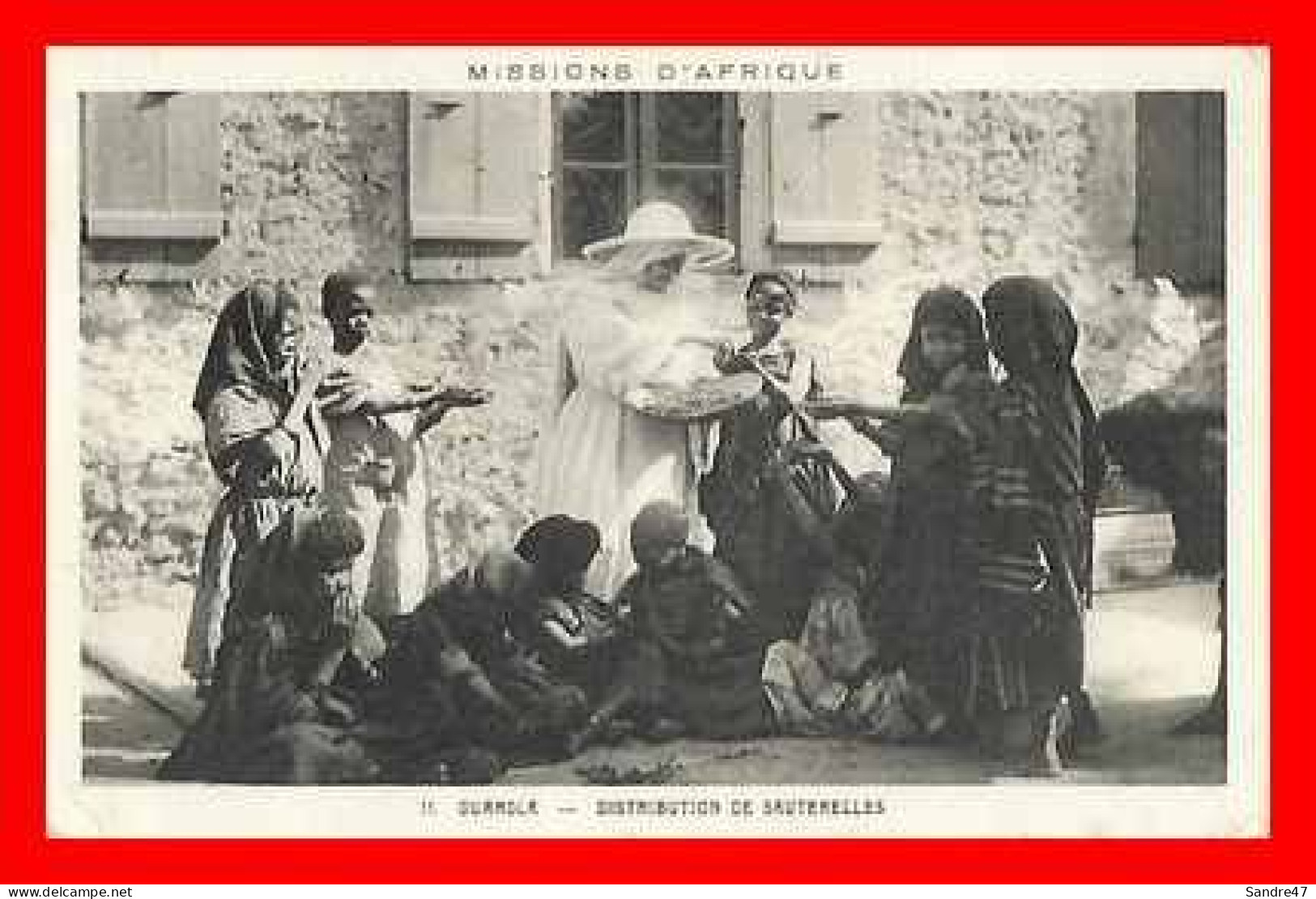 CPA OUARGLA (Algérie)  Distribution De Sauterelles Par Les Sœurs De N.D. D'Afrique..*4795 - Ouargla