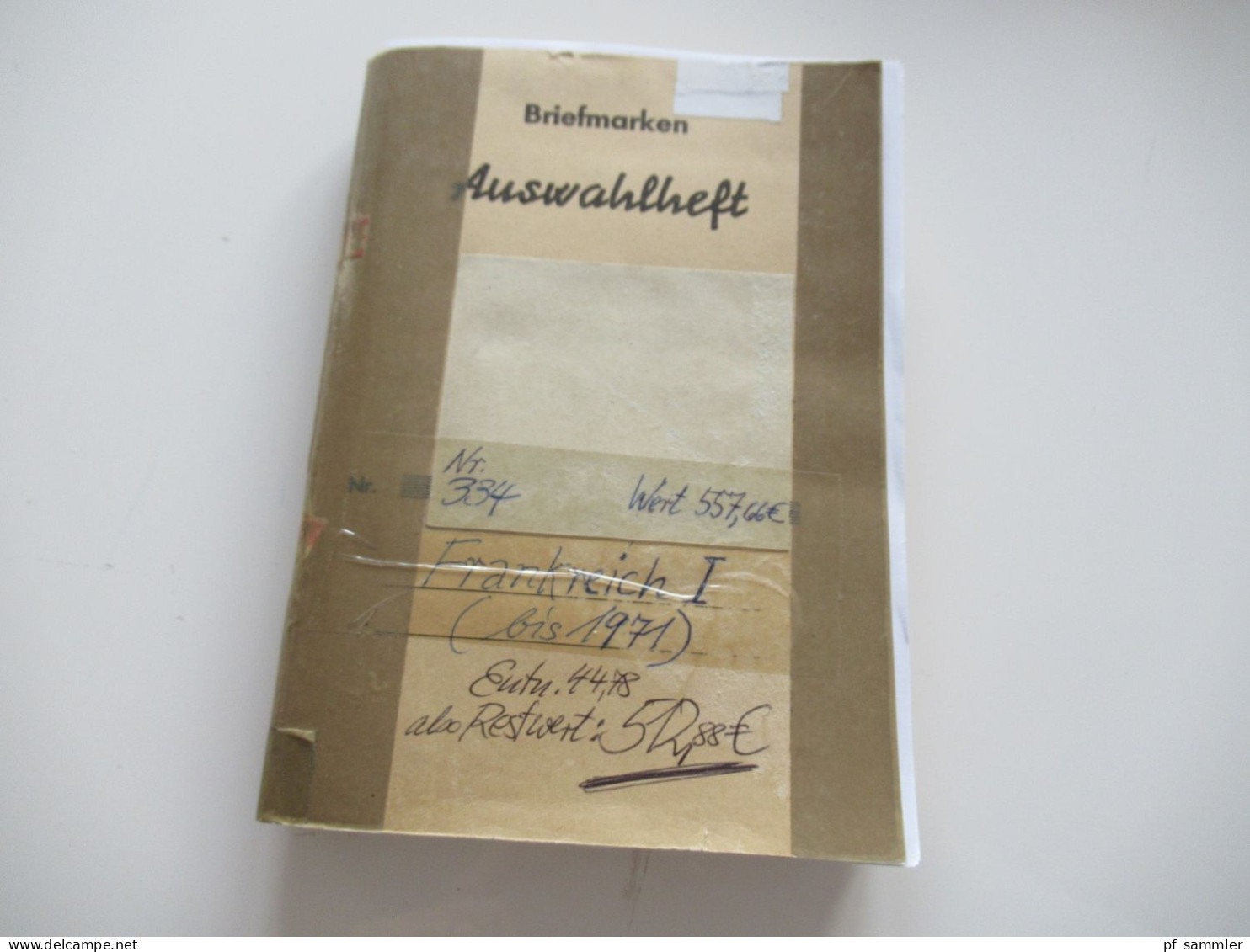 Sammlung / Interessantes Auswahlheft Europa Frankreich Ab Klassik - 1971 Massenweise Gestempelte Marken / Fundgrube! - Sammlungen (im Alben)