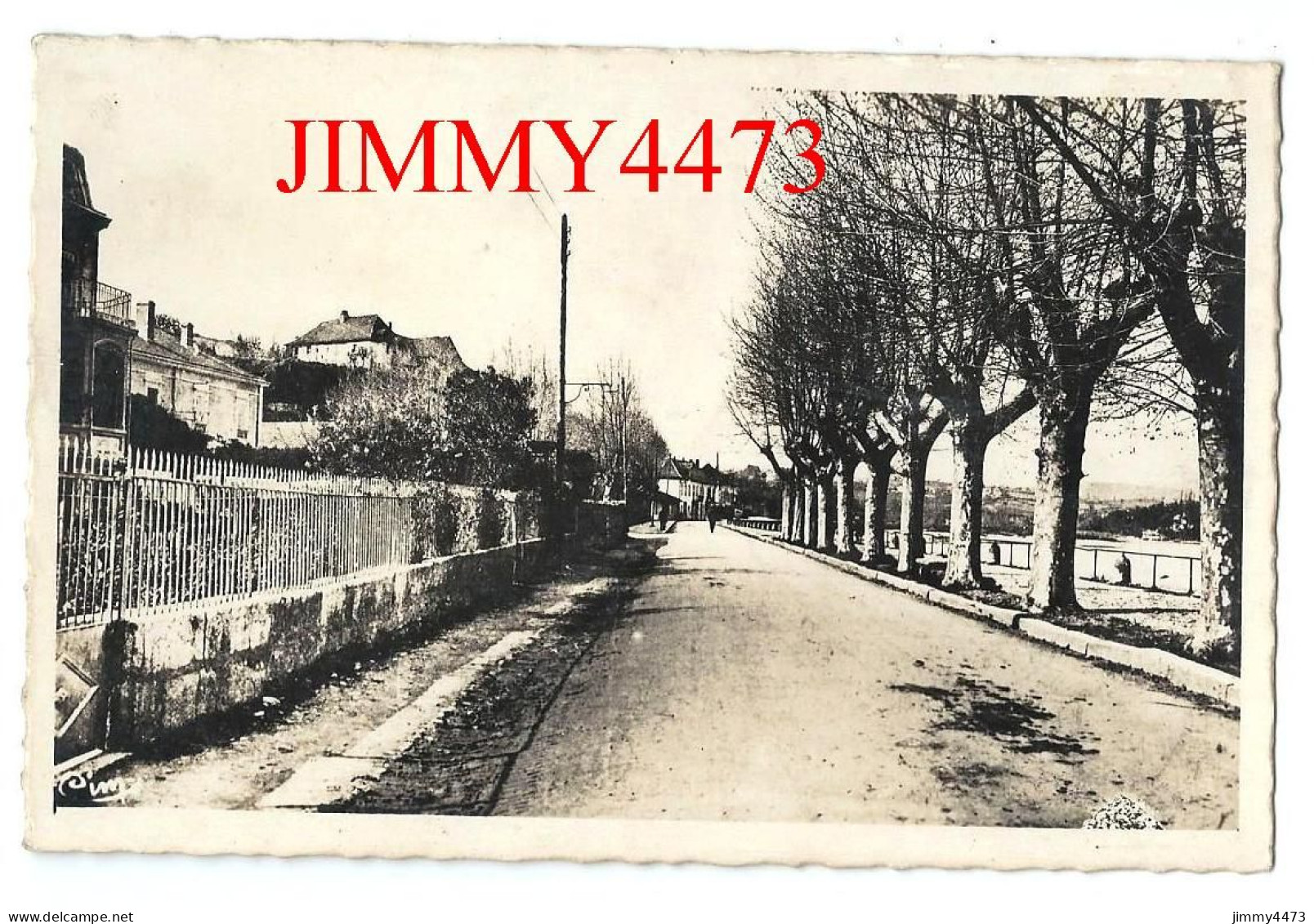 CPSM - SEYSSEL (Ain) - Les Quais Du Rhône - L'Avenue De La Gare En 1954 - Edit. COMBIER - Seyssel