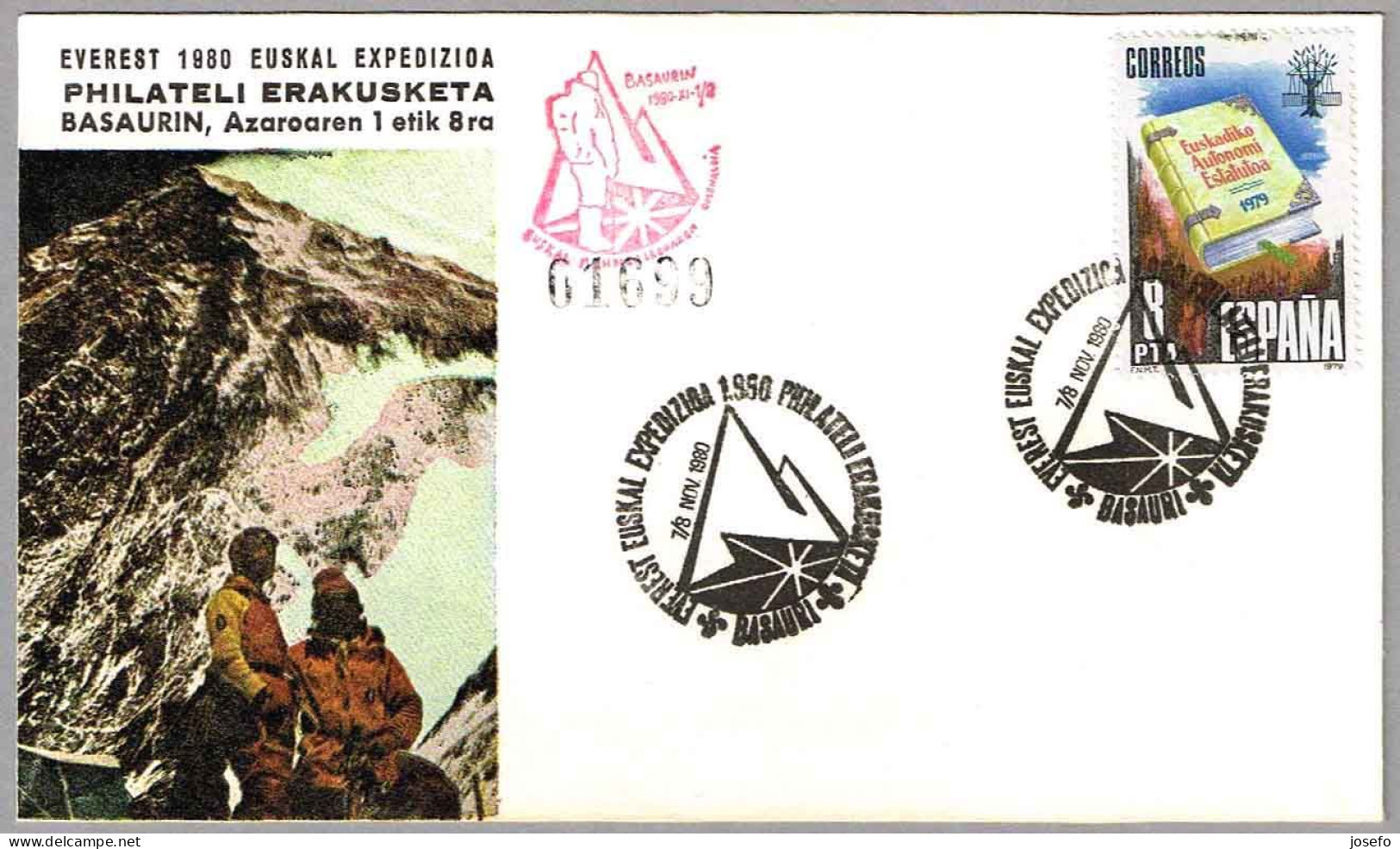 EXPEDICION VASCA AL EVEREST - Montañismo - Mountaineering. Basauri, Pais Vasco, 1980 - Escalada