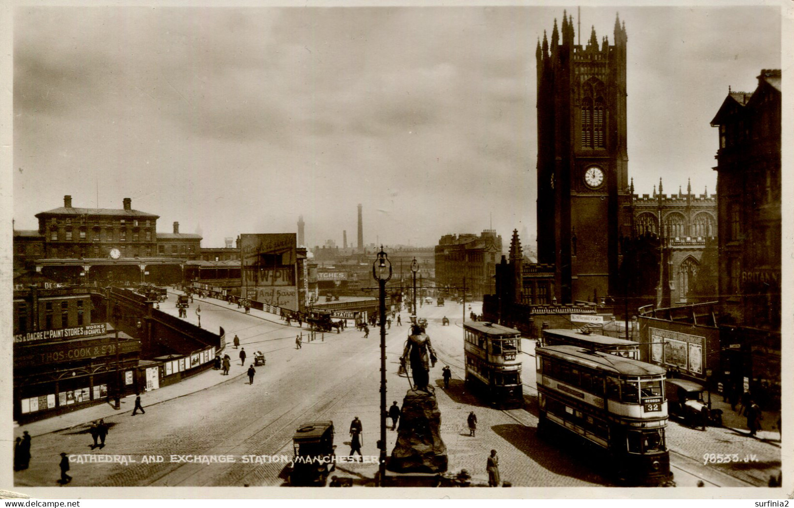 MANCHESTER - CATHEDRAL AND EXCHANGE STATION RP Ma761 - Manchester